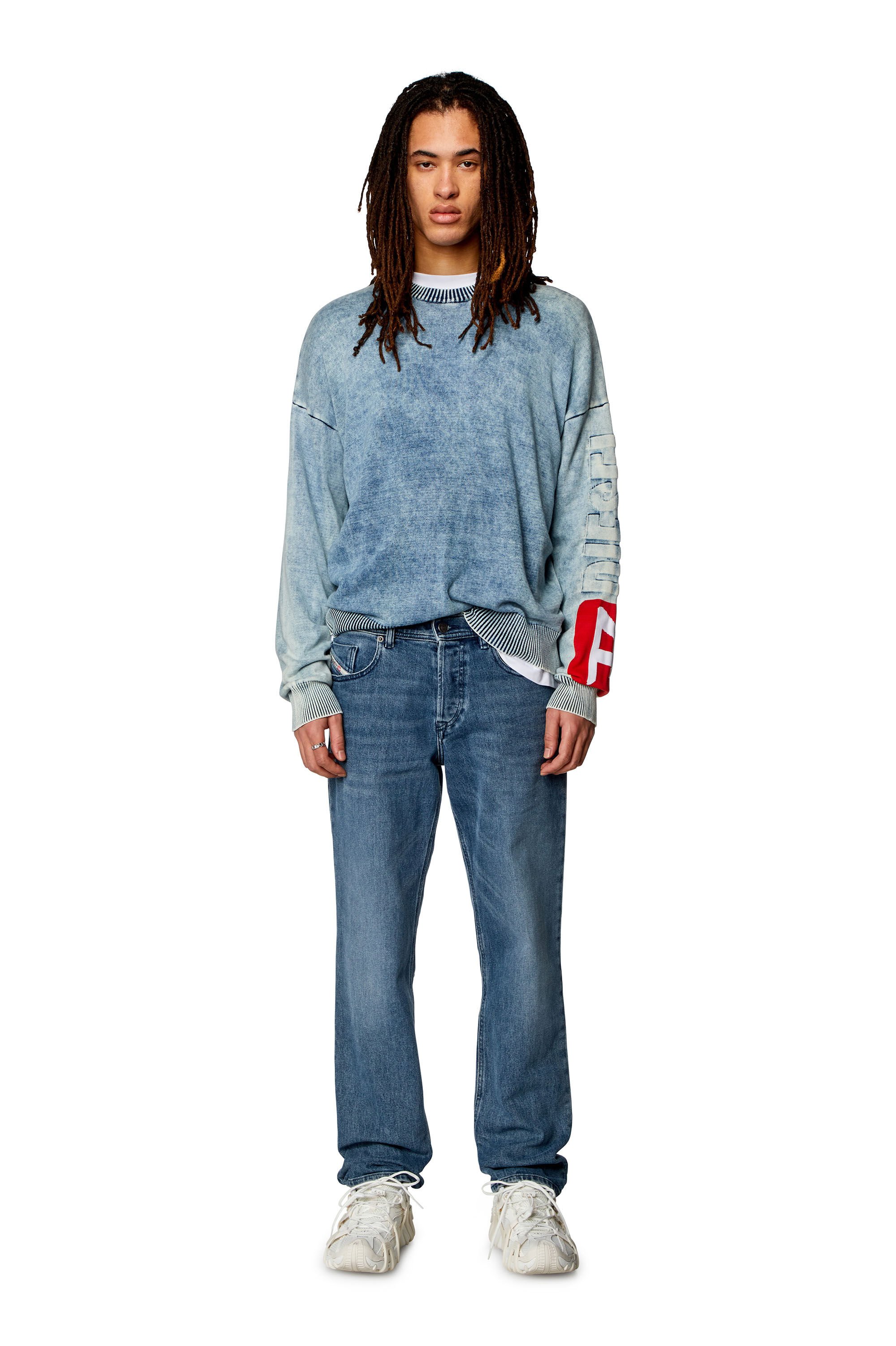 Diesel - Man Tapered Jeans 2023 D-Finitive 09H30, Medium blue - Image 1