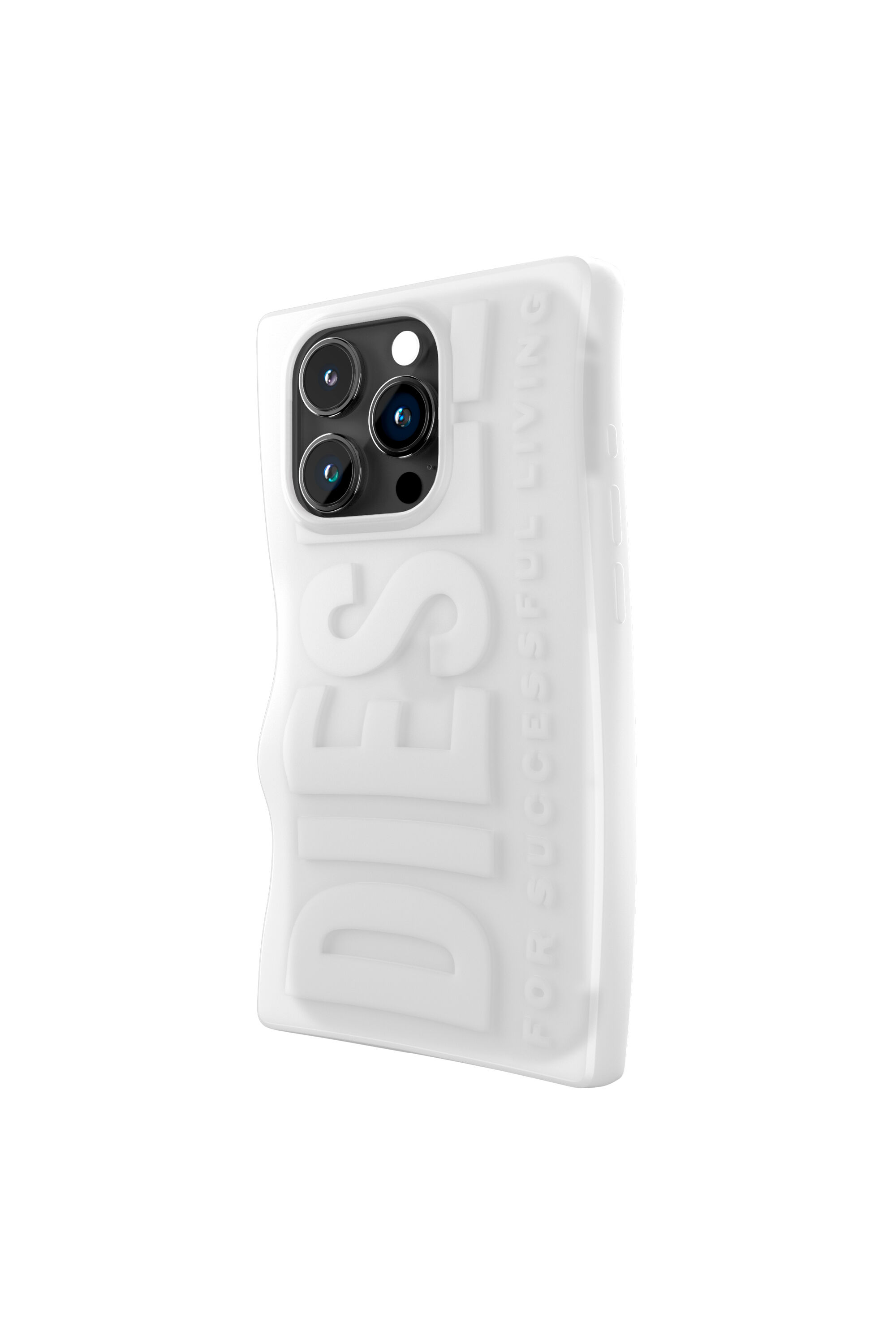 Diesel - 54124 MOULDED CASE, Unisex D By case iP15 Pro in White - Image 4