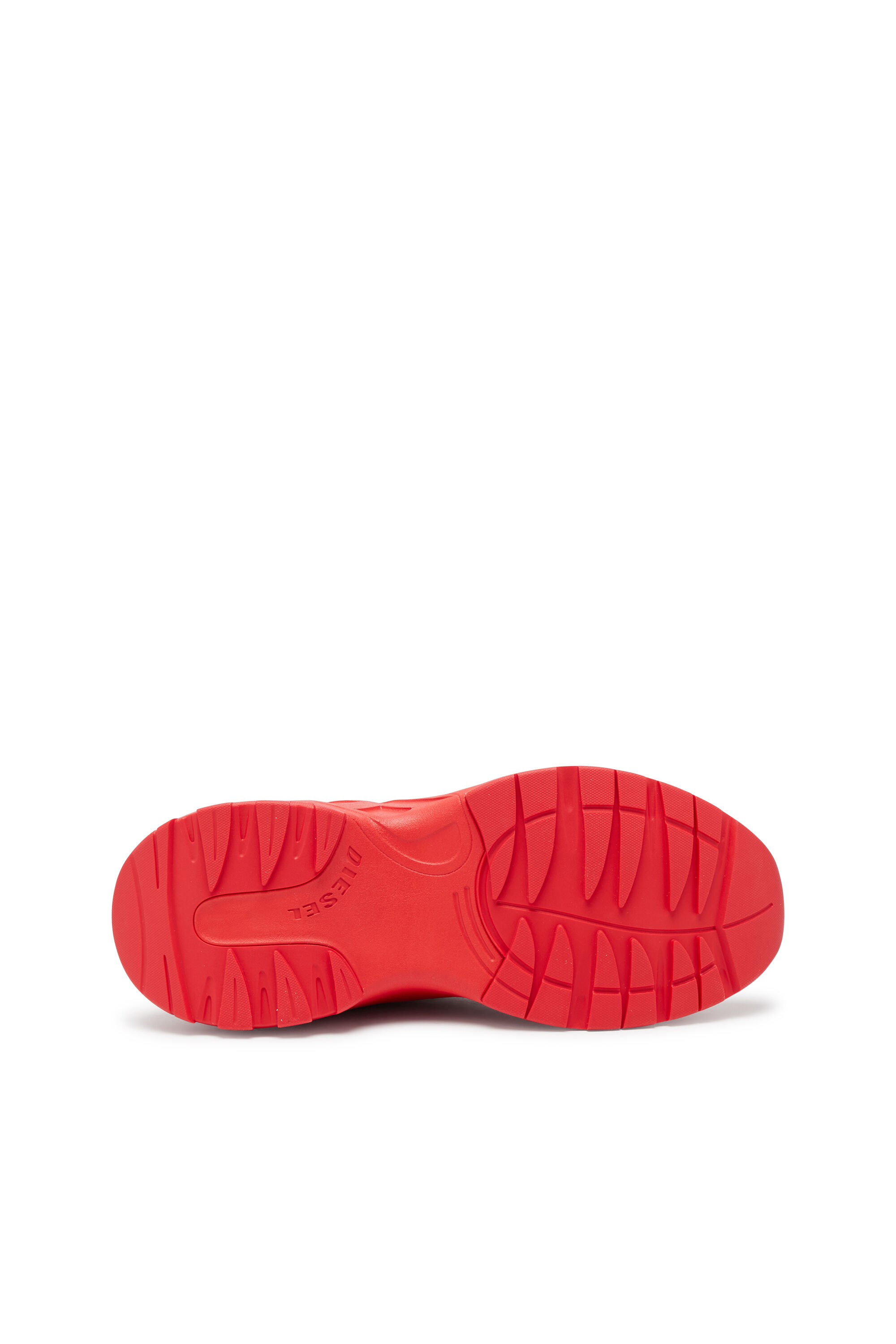 Diesel - S-D-RUNNER X, Unisex's S-D-Runner X-Slip-on sneakers with matte Oval D instep in Red - 5