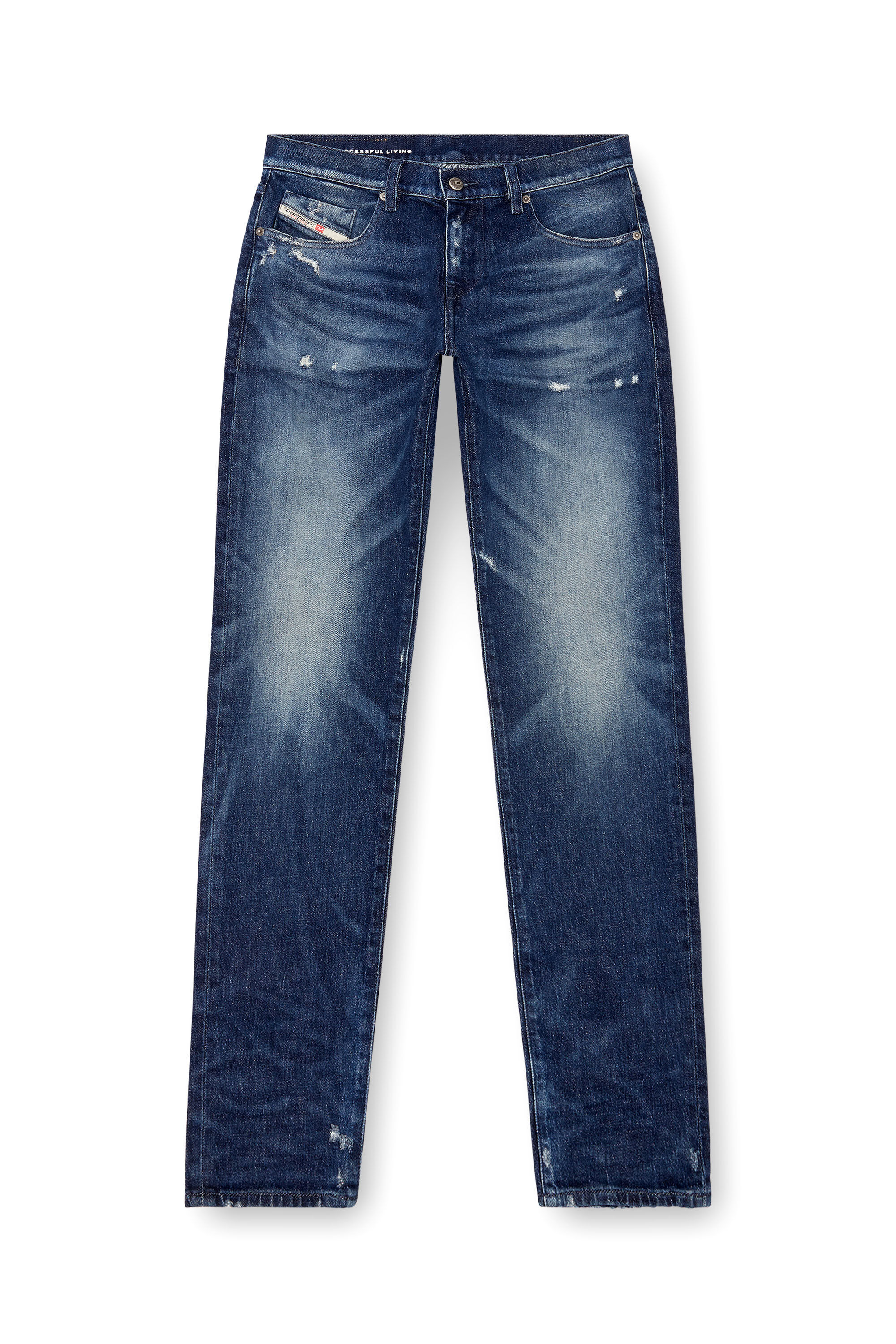 Diesel - Man Slim Jeans 2019 D-Strukt 09J56, Dark Blue - Image 2