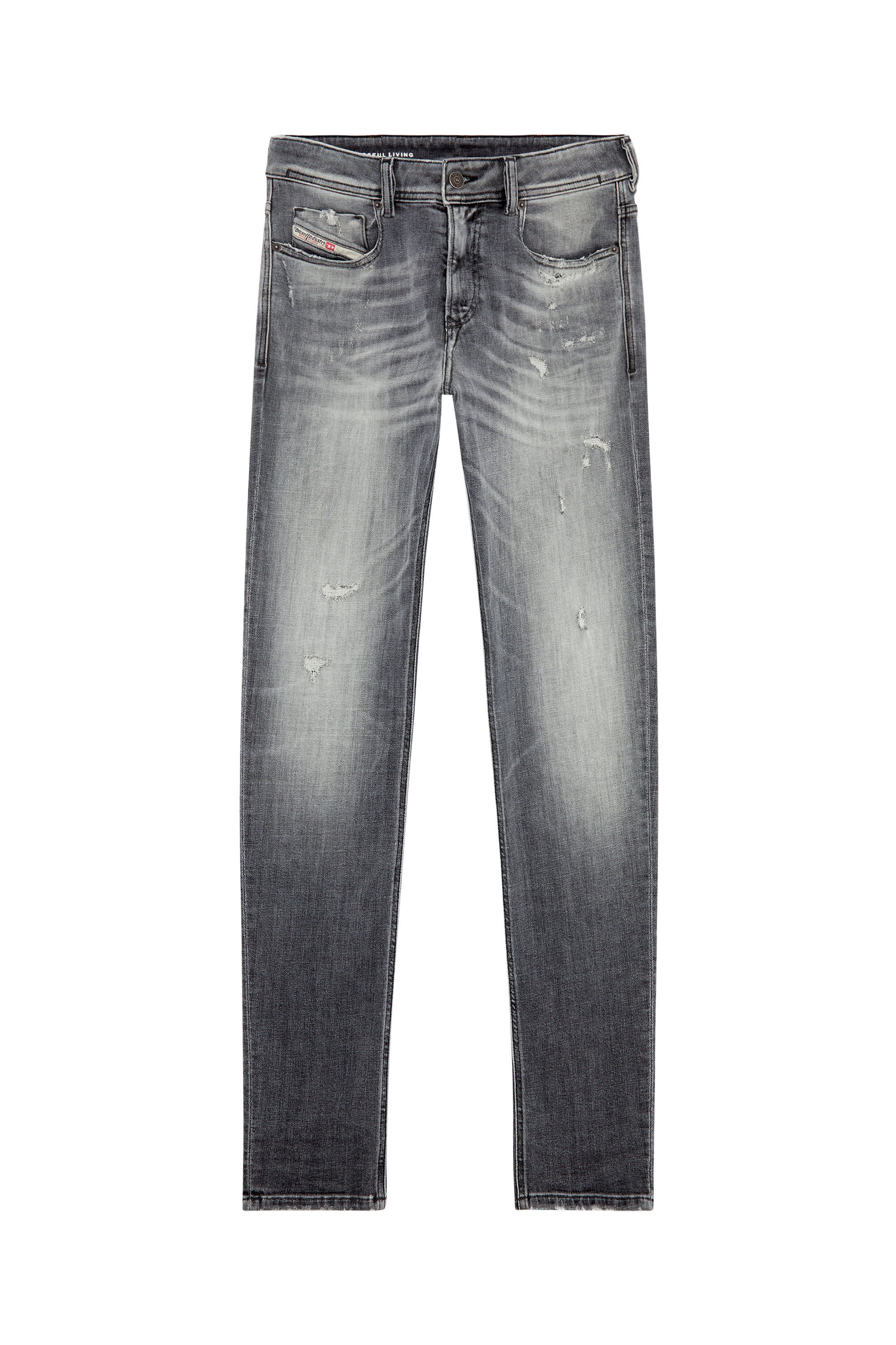 Diesel - Man Skinny Jeans 1979 Sleenker 09H70, Grey - Image 2