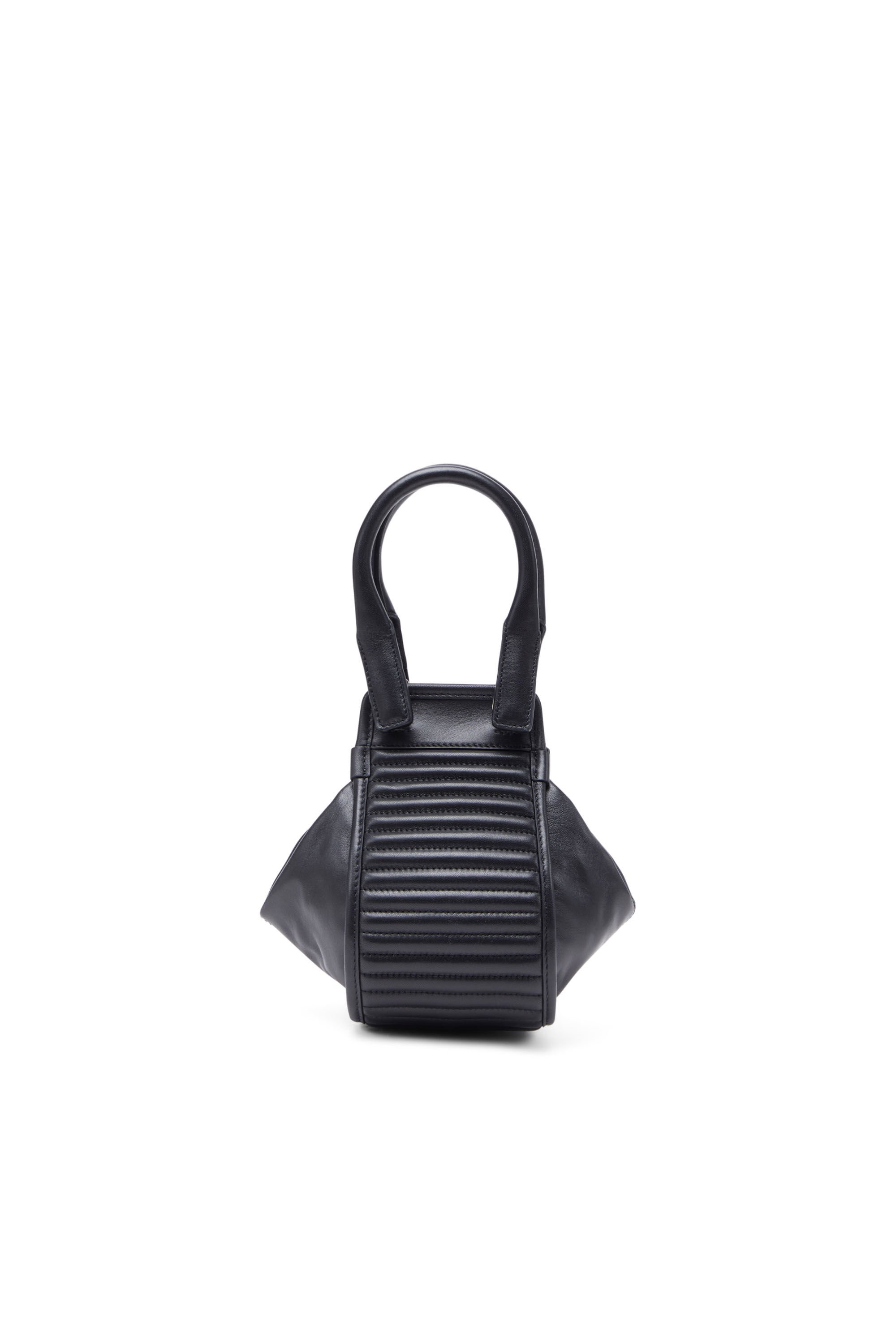 Diesel - D-VINA-RR XS, Woman D-Vina-RR XS - Handbag in leather in Black - Image 3