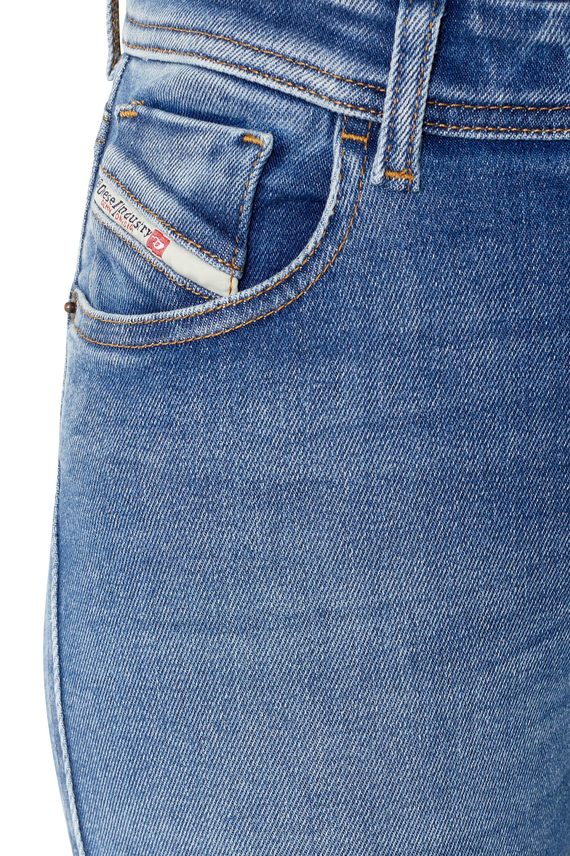 Diesel - Woman Super skinny Jeans 2017 Slandy 09D62, Medium blue - Image 6