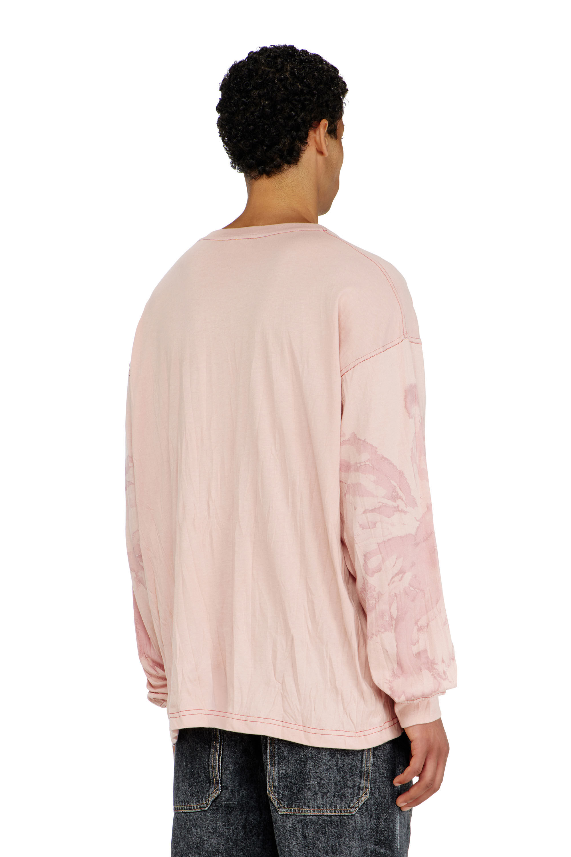 Diesel - T-BOXT-LS-AA4, Man's Relaxed long sleeve tee with blotched print in null - 3