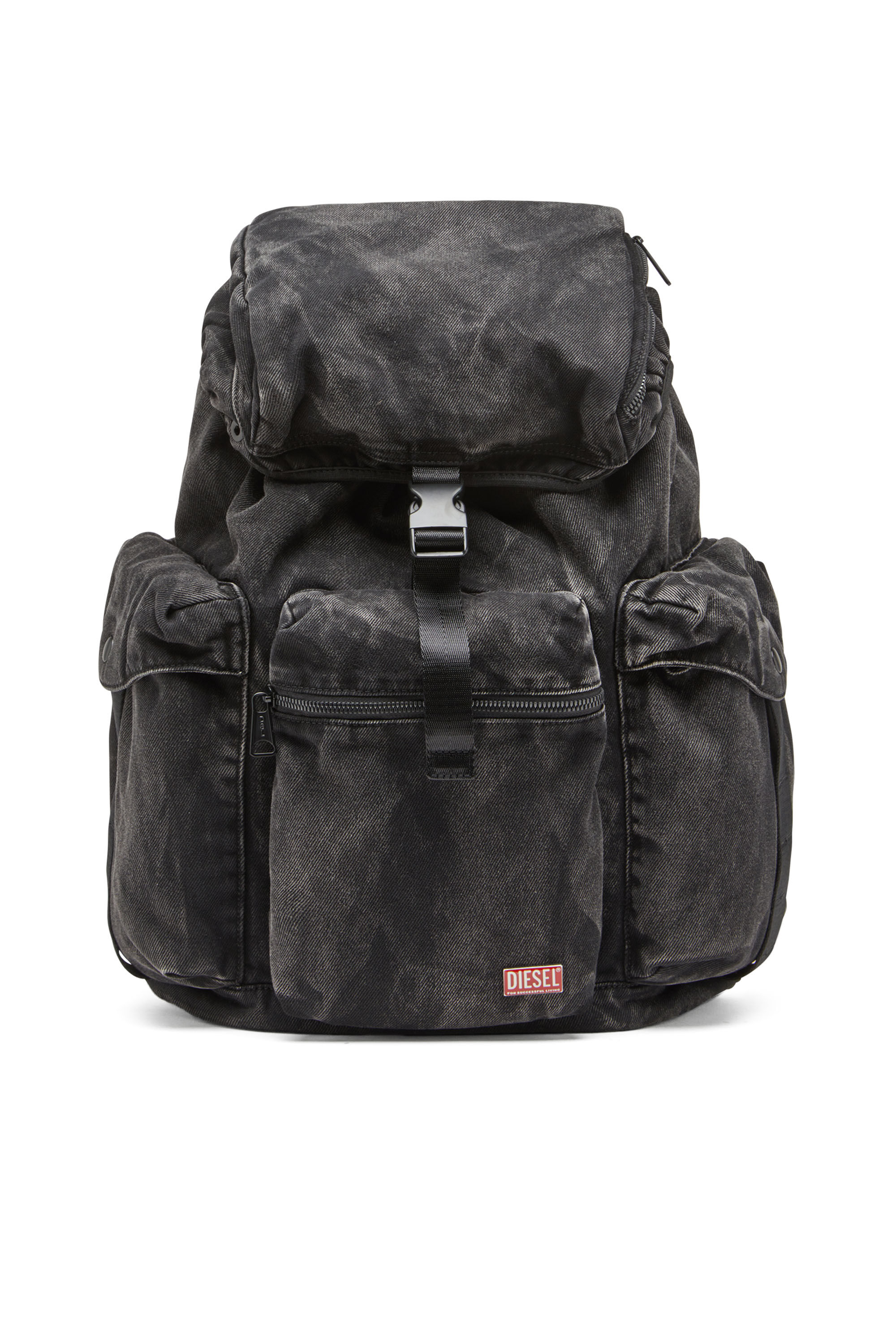 Diesel - UTLT BACKPACK, Black - Image 1