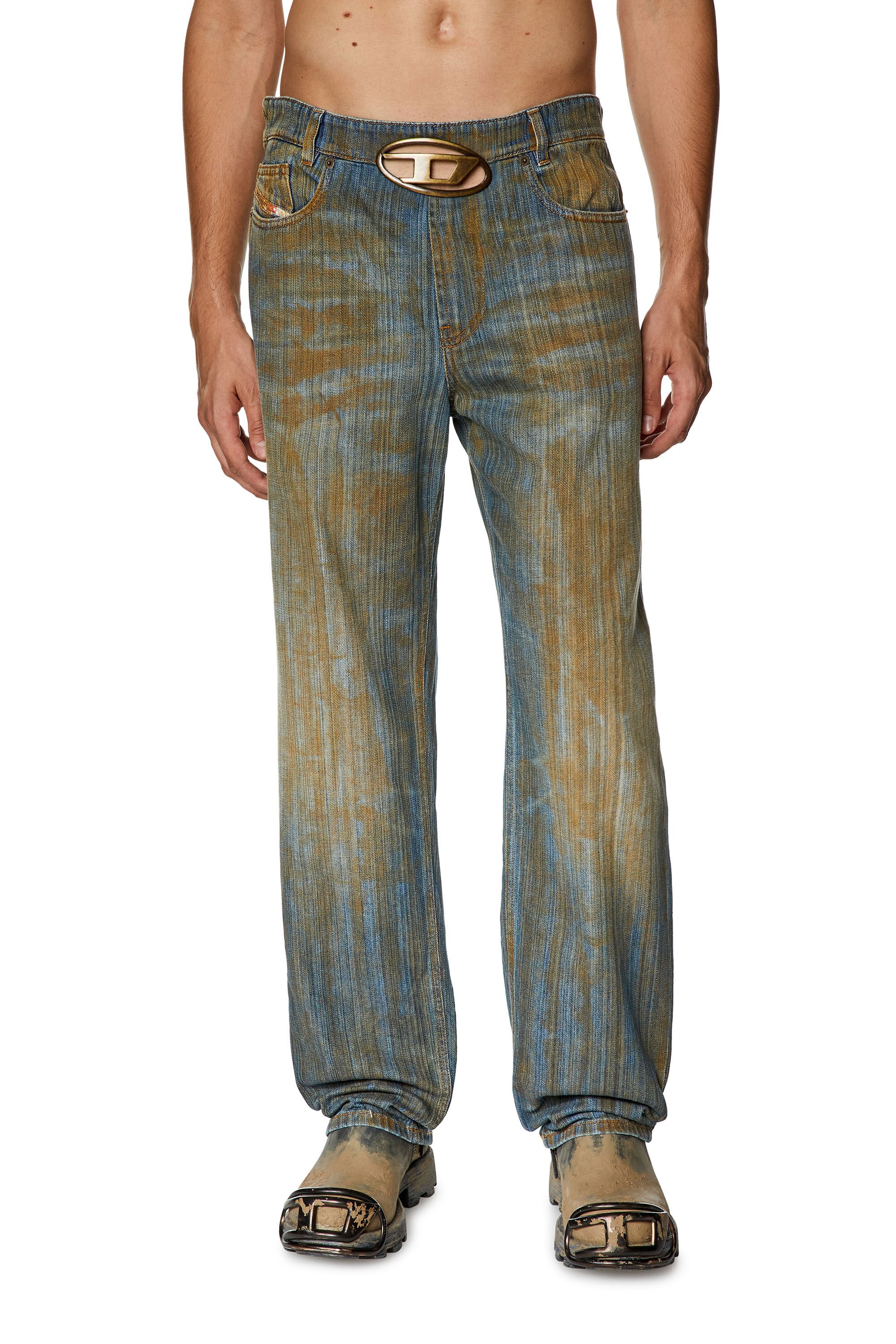 Diesel - Man Straight Jeans 2010 D-Macs 0NLAL, Medium blue - Image 3