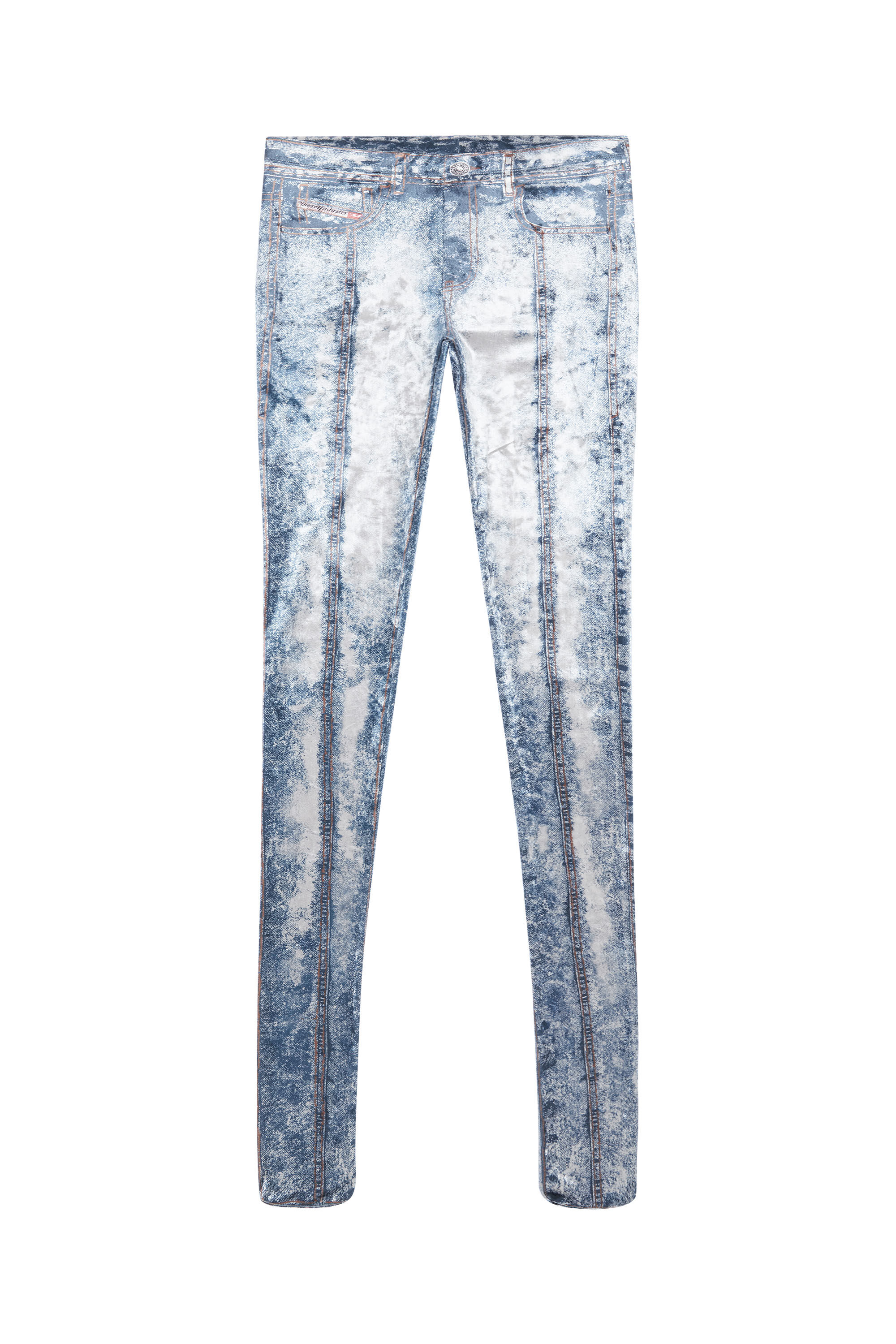 Women's Chenille leggings with denim print