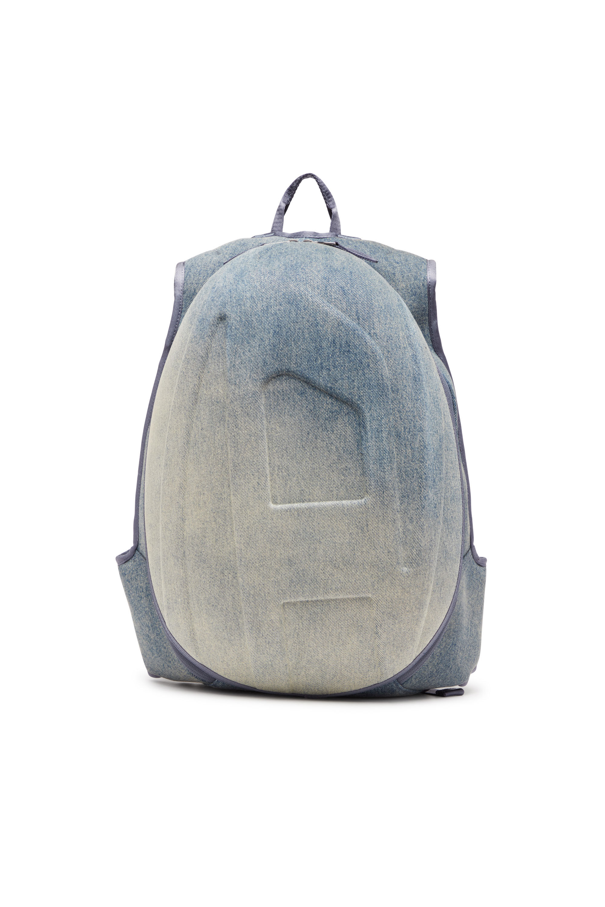 Men s 1DR Pod Backpack Hard shell denim backpack Multicolor Diesel