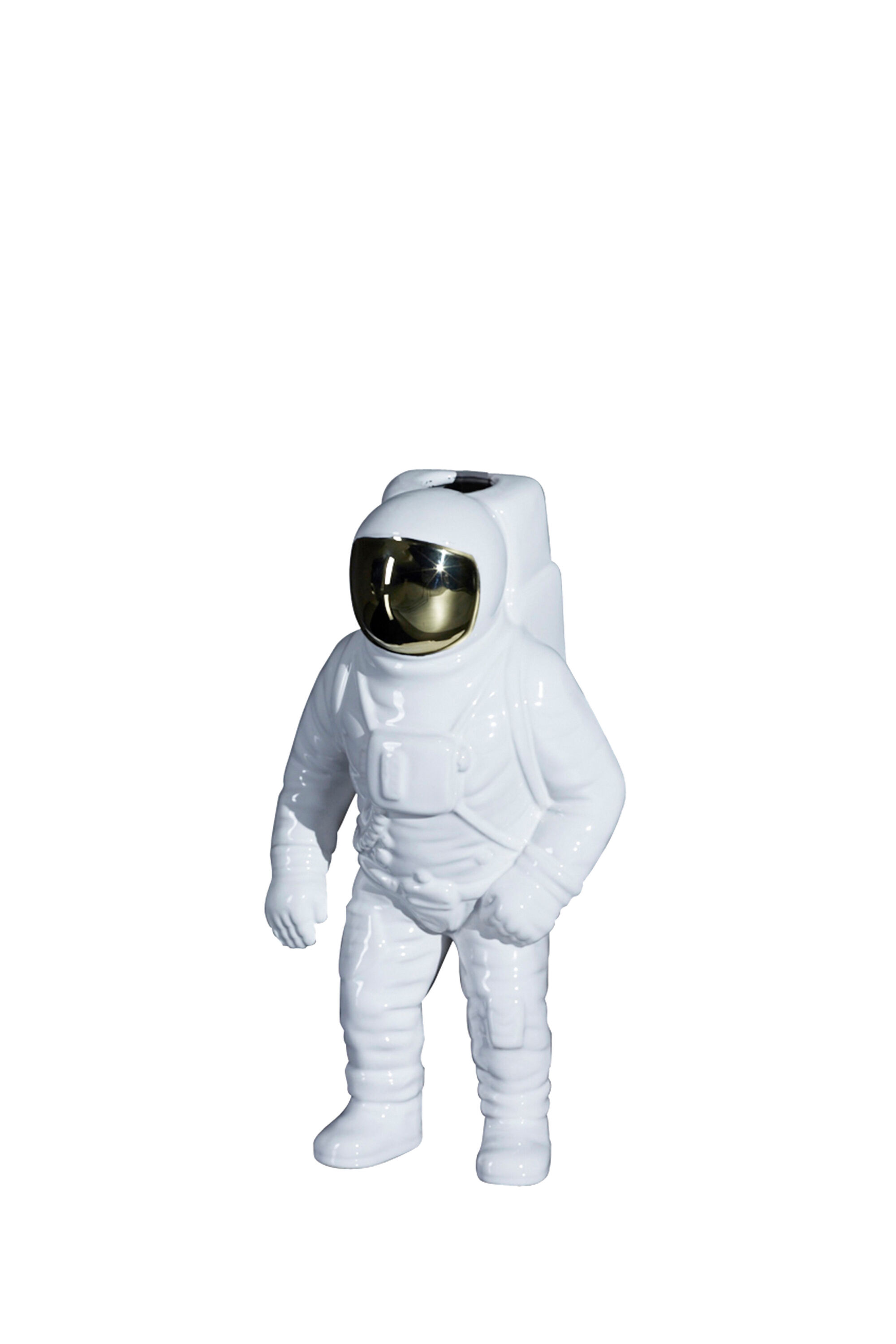 Diesel - 10932 COSMIC DINER, Unisex's Porcelain vase "cosmic diner: starman'' in White - 1