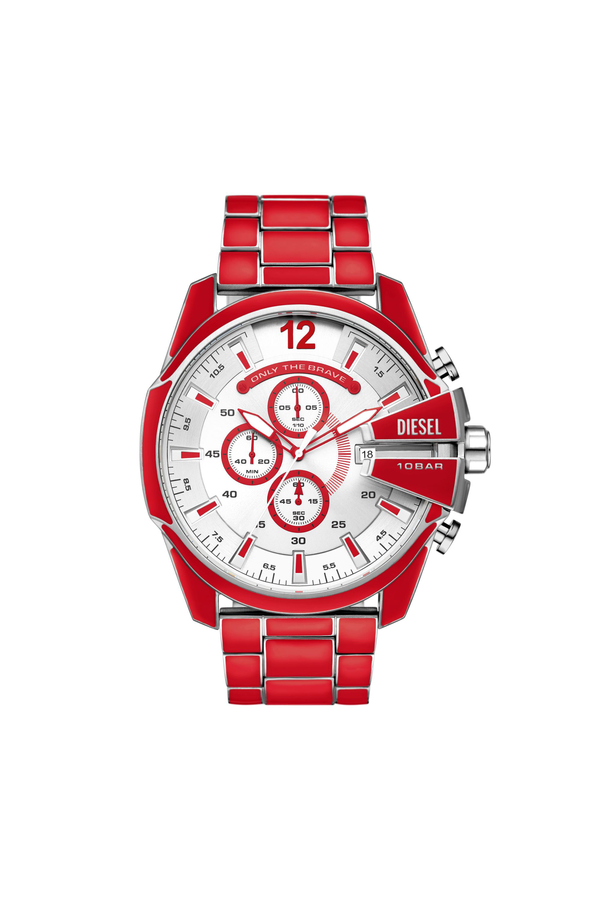Red sales diesel watch