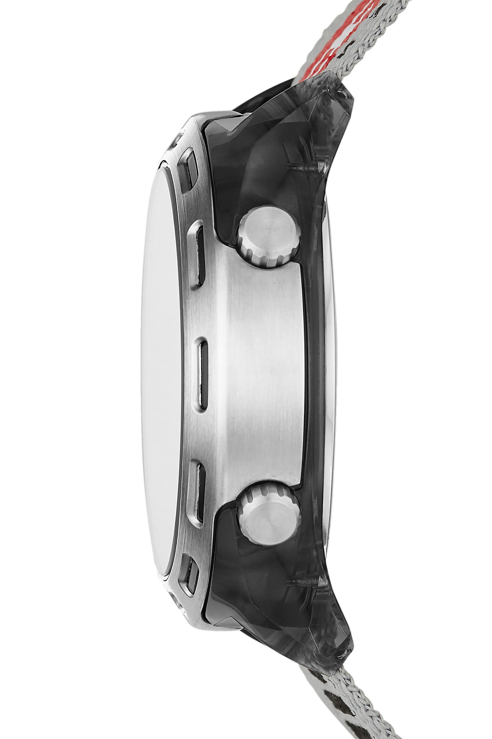 DZ1894 Man: Crusher digital gray nylon watch Diesel