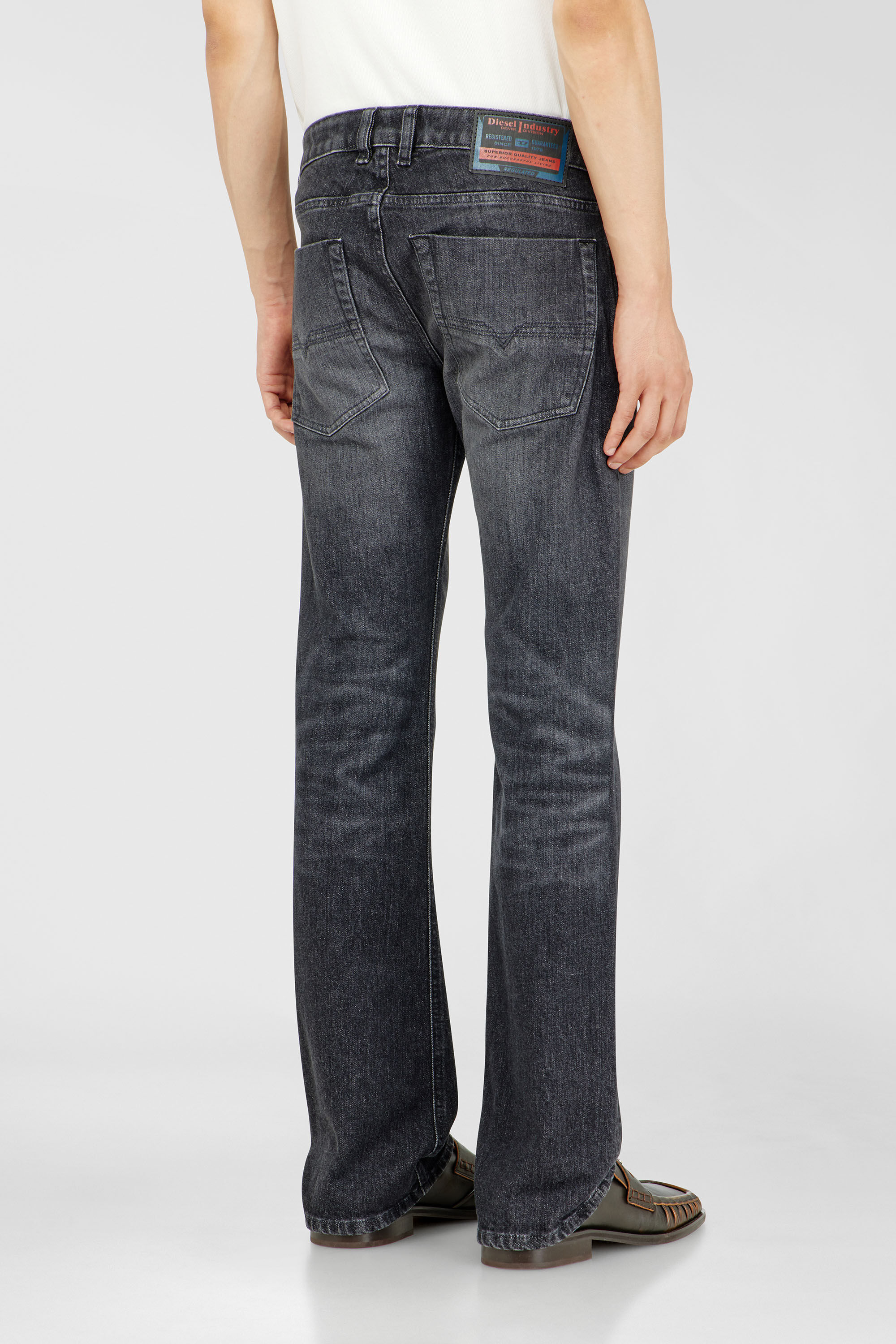 Diesel - Man's Bootcut Jeans 2007 Zatiny 09N48, Black/Dark grey - 5
