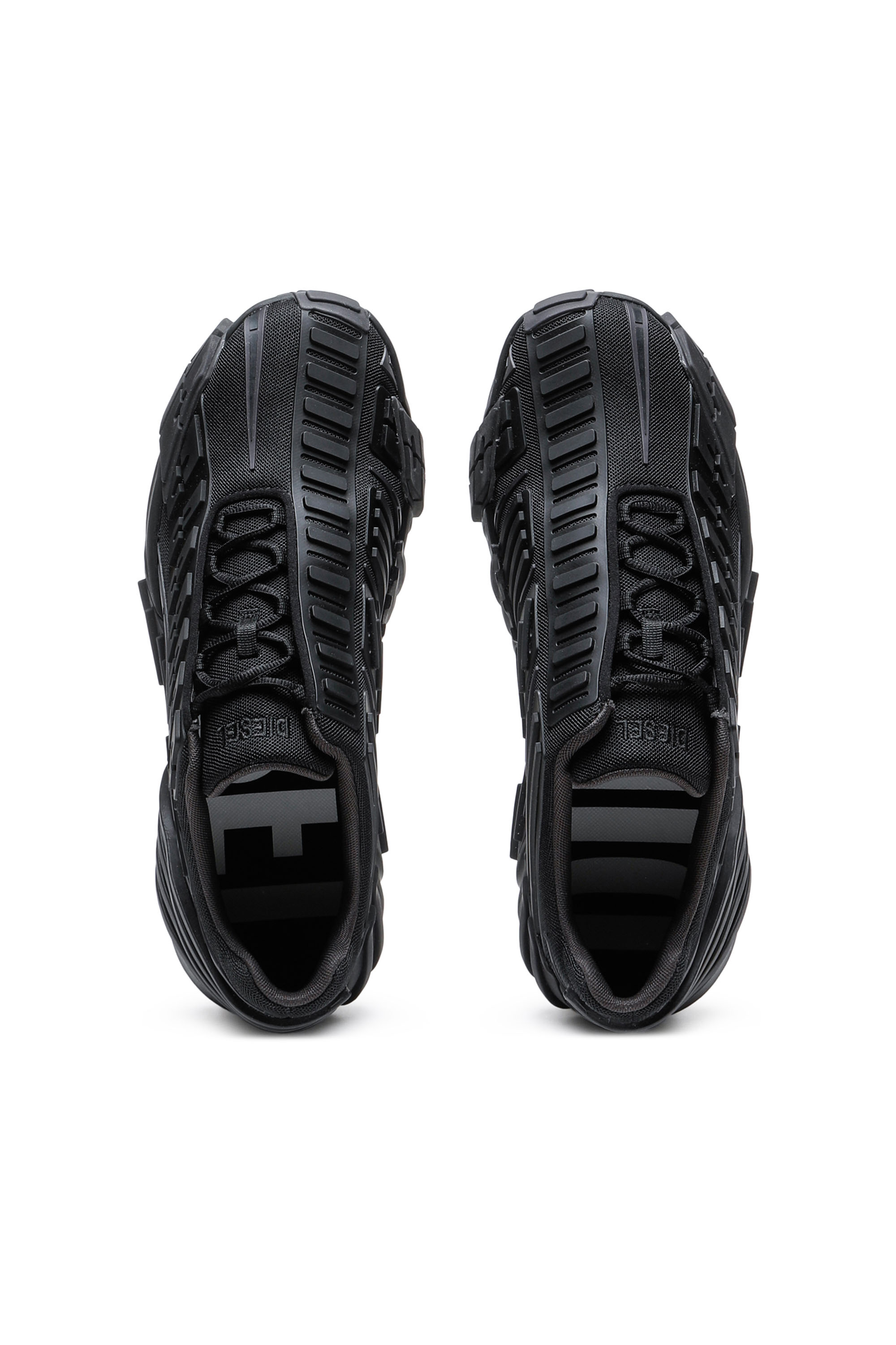Diesel - S-PROTOTYPE LOW, Man S-Prototype Low - Sneakers in mesh and rubber in Black - Image 4