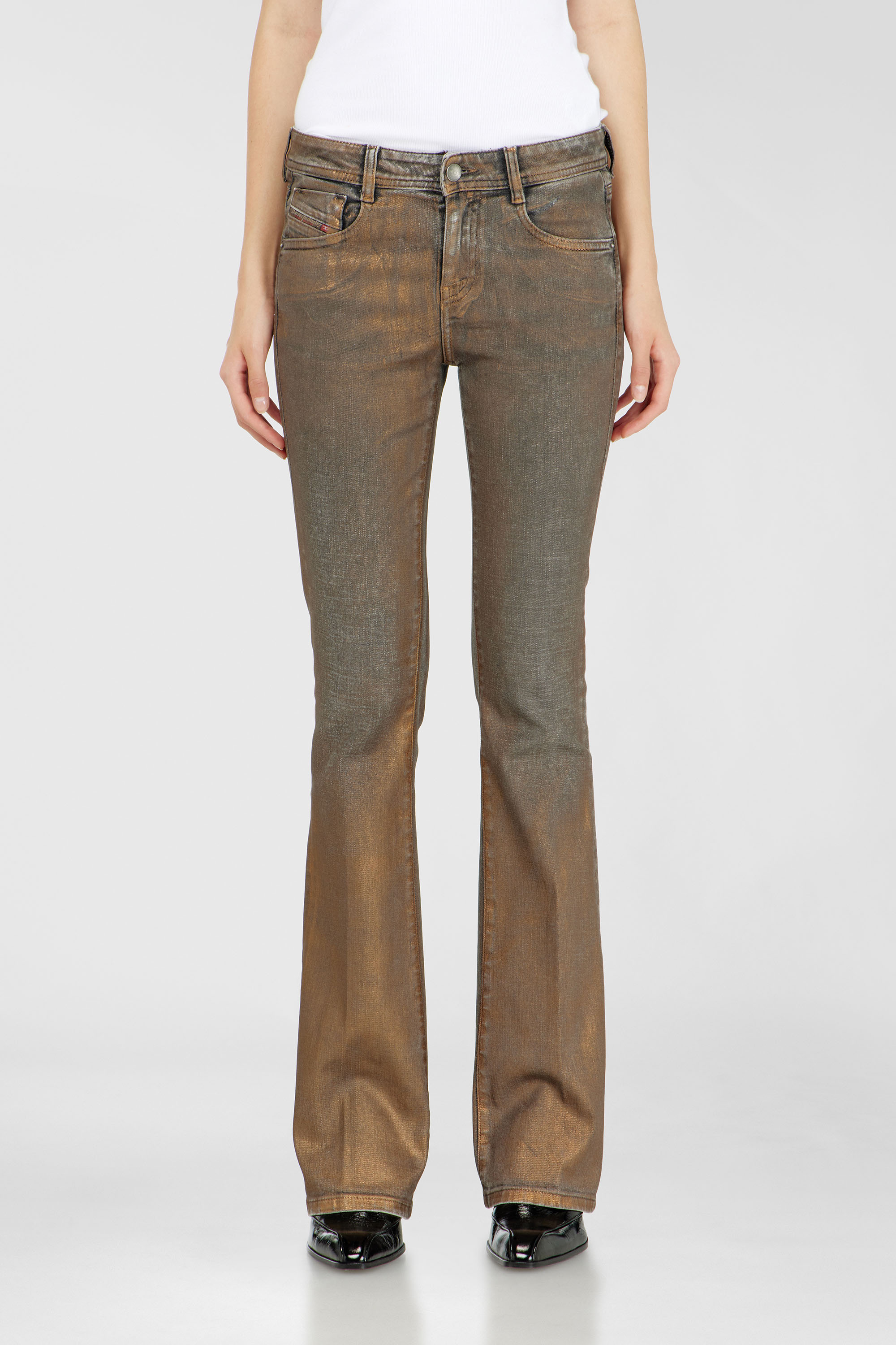Diesel - Woman's Bootcut Jeans 1969 D-Ebbey 09Q38, Brown - 1