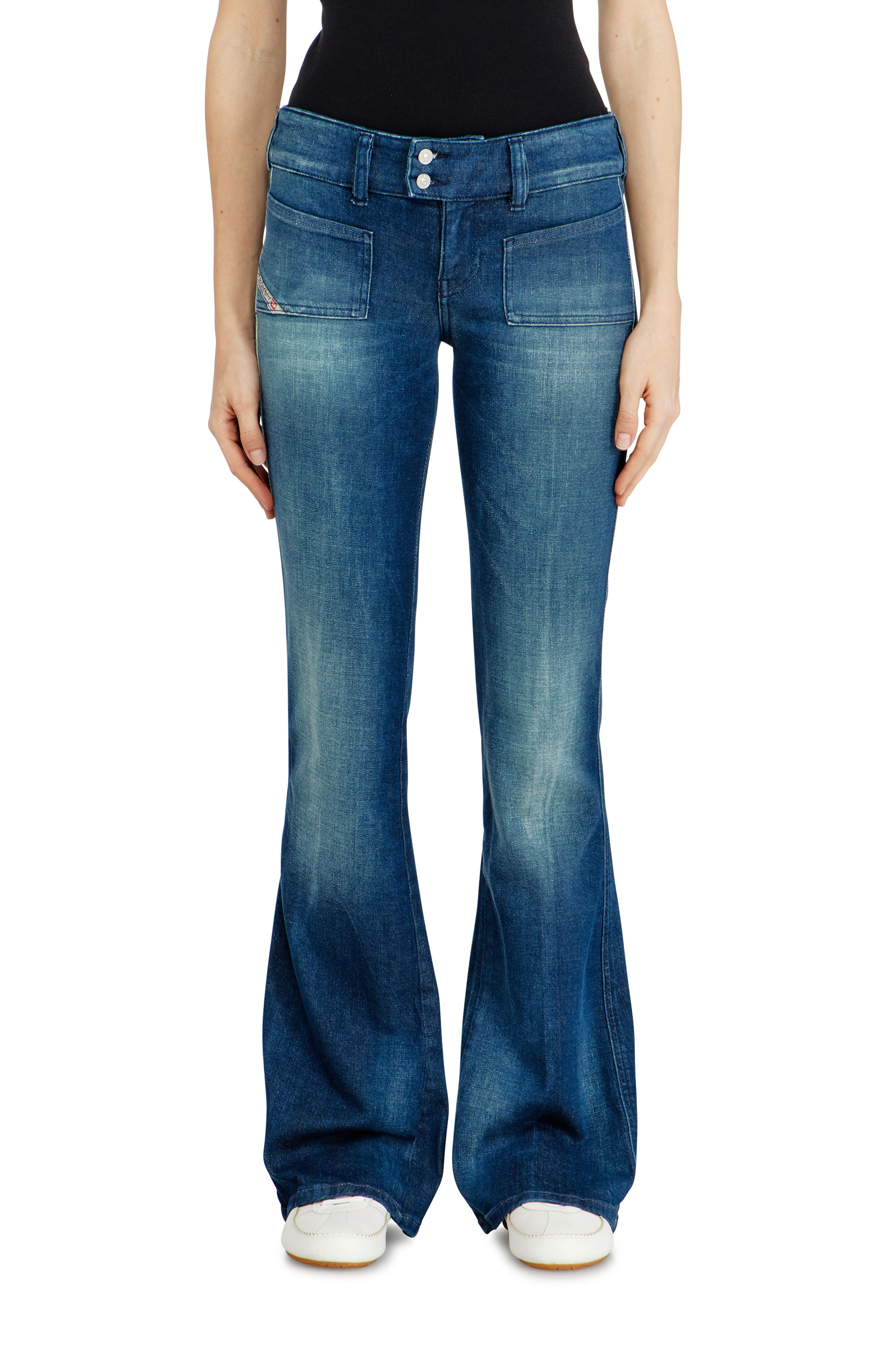 Diesel - Woman's Bootcut Jeans D-Hush 0ADBQ, Blue - 4