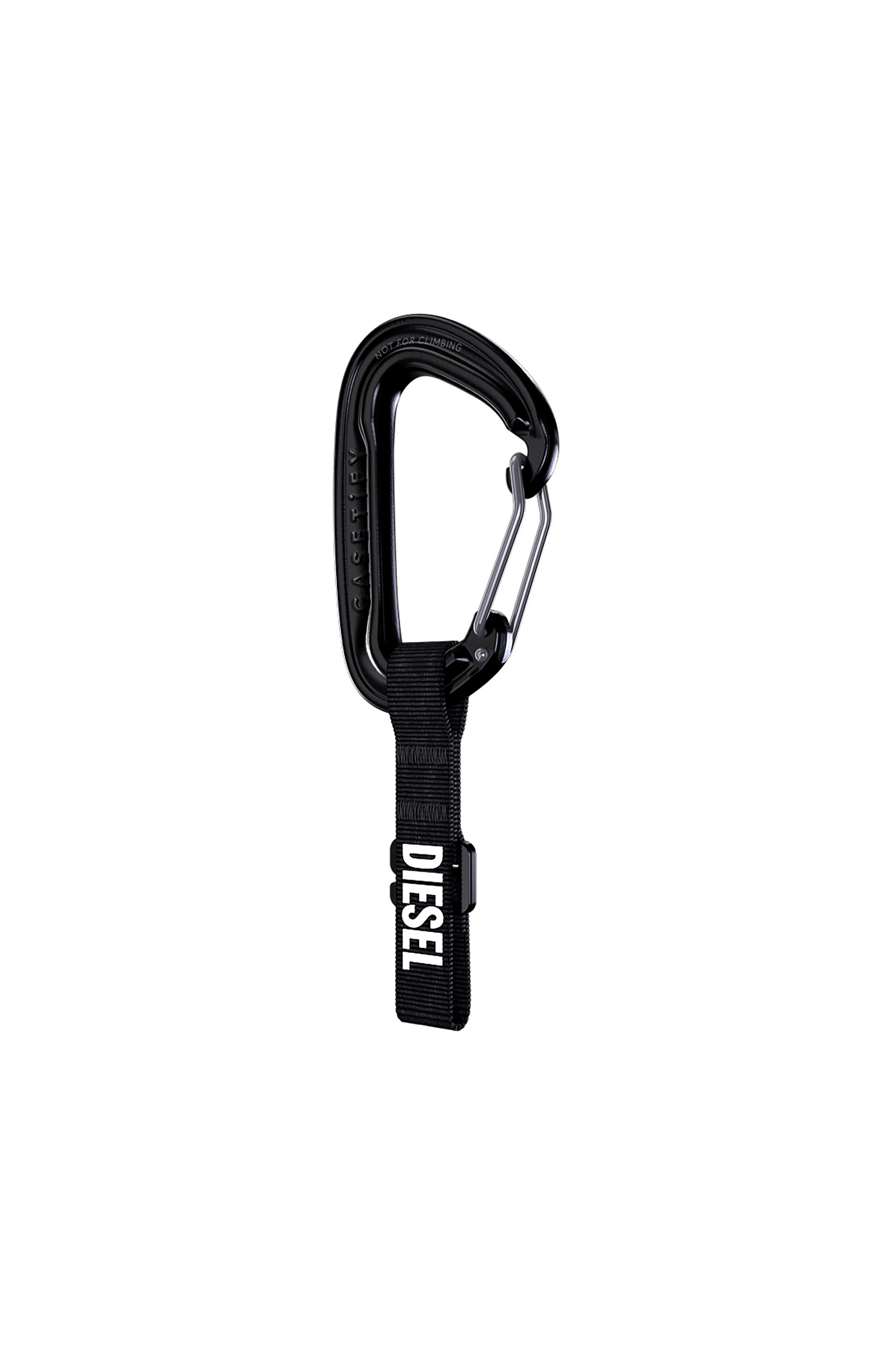 Diesel - 60373 CASETIFY  CARABINER, Unisex's Carabiner Black in Black - 1