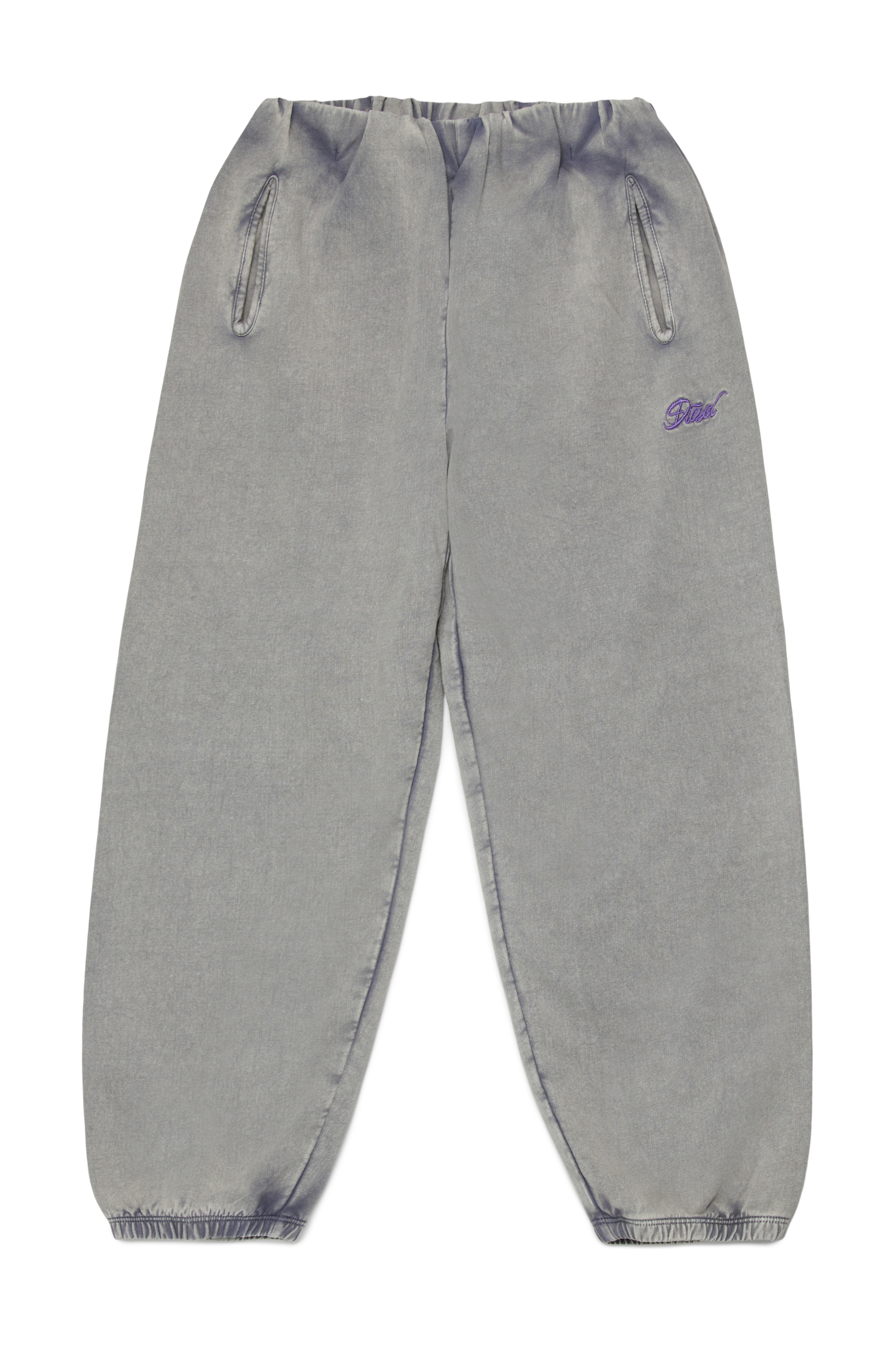 Diesel - PMARKLE, Woman's Sweatpants with gathered waist in Grey - 1