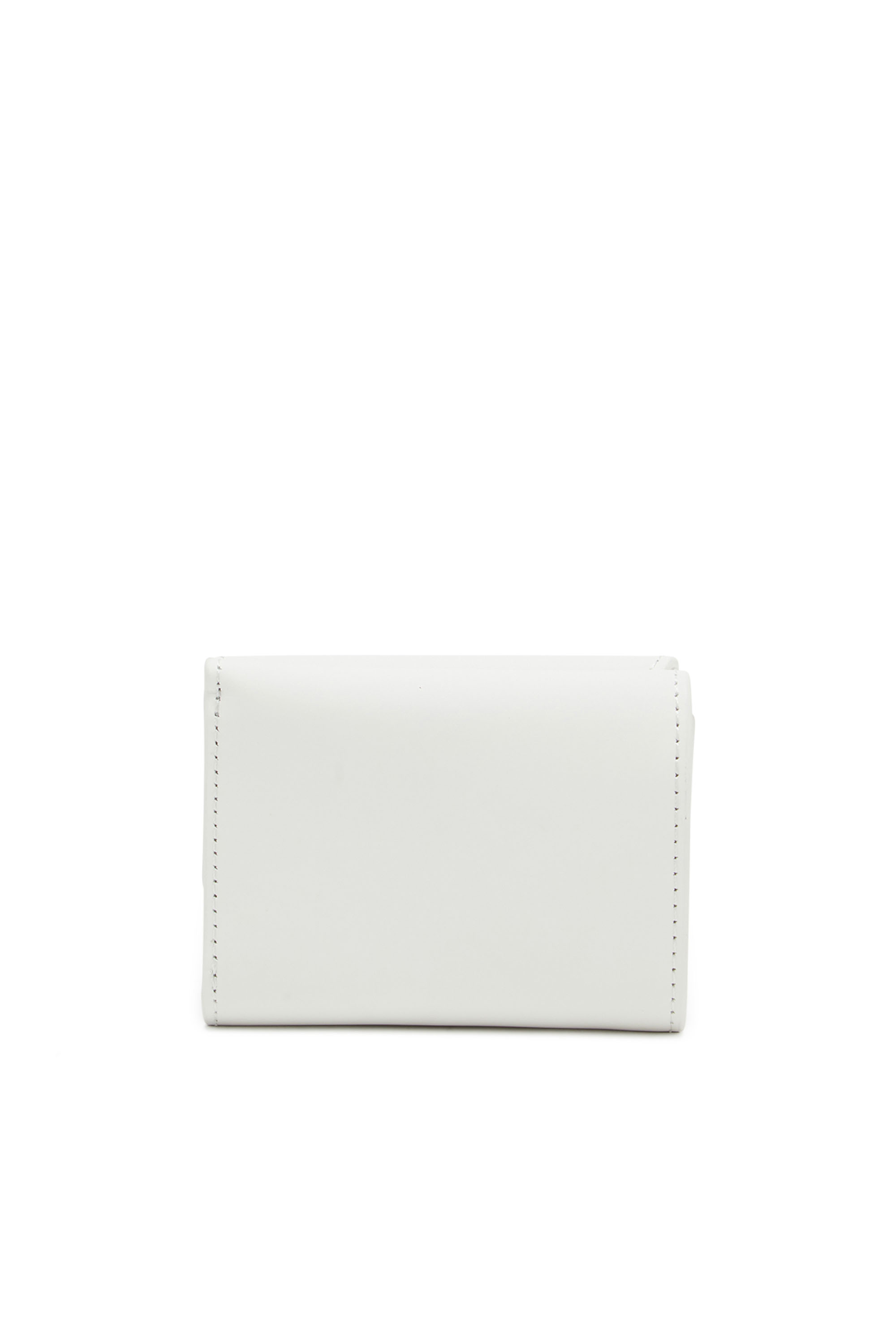 Diesel - 1DR TRI FOLD COIN XS II, Woman Tri-fold wallet in matte leather in White - Image 2