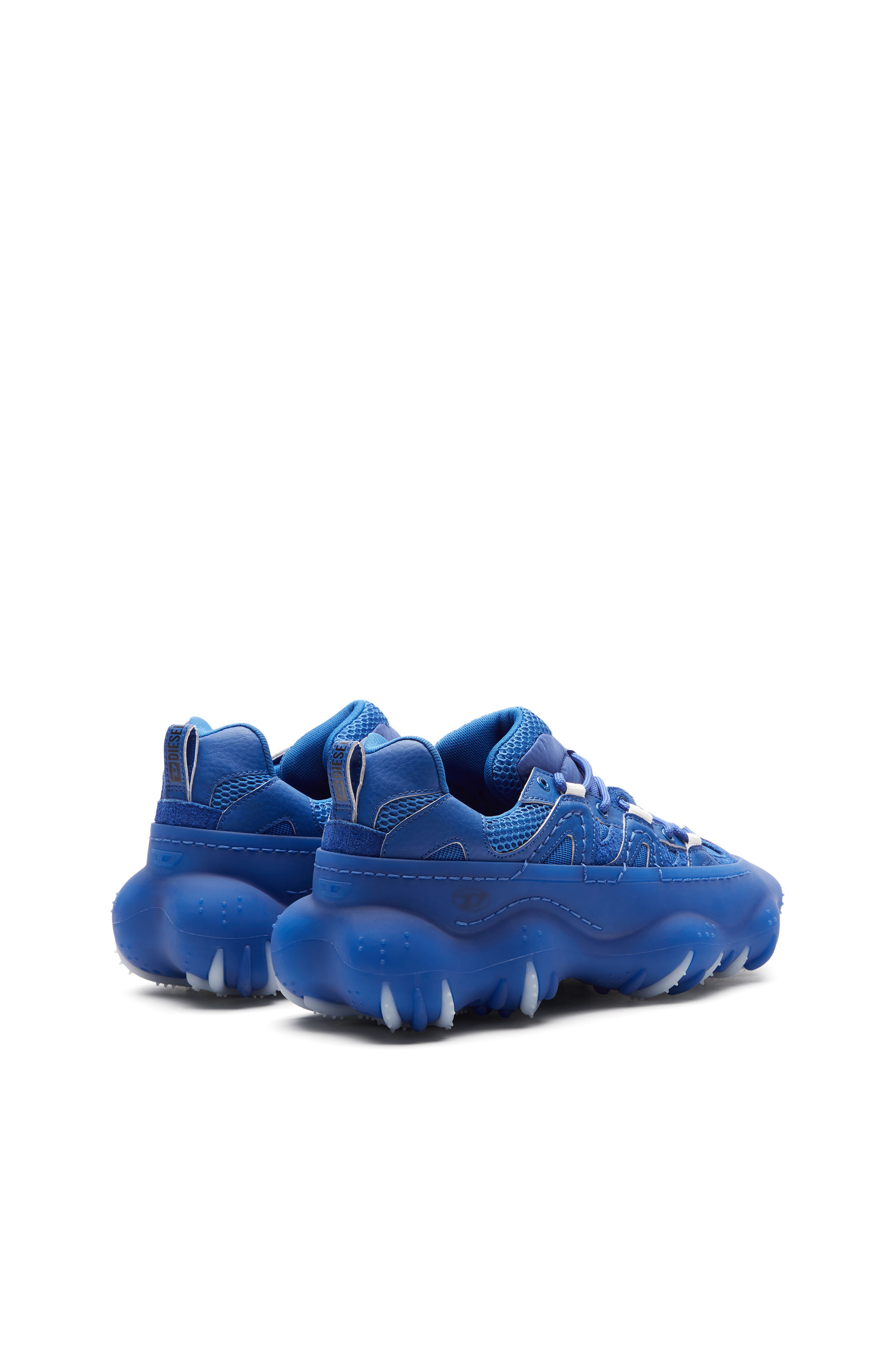 Diesel - S-PROTOTYPE P1, Man S-Prototype P1-Low-top sneakers with rubber overlay in Blue - Image 3