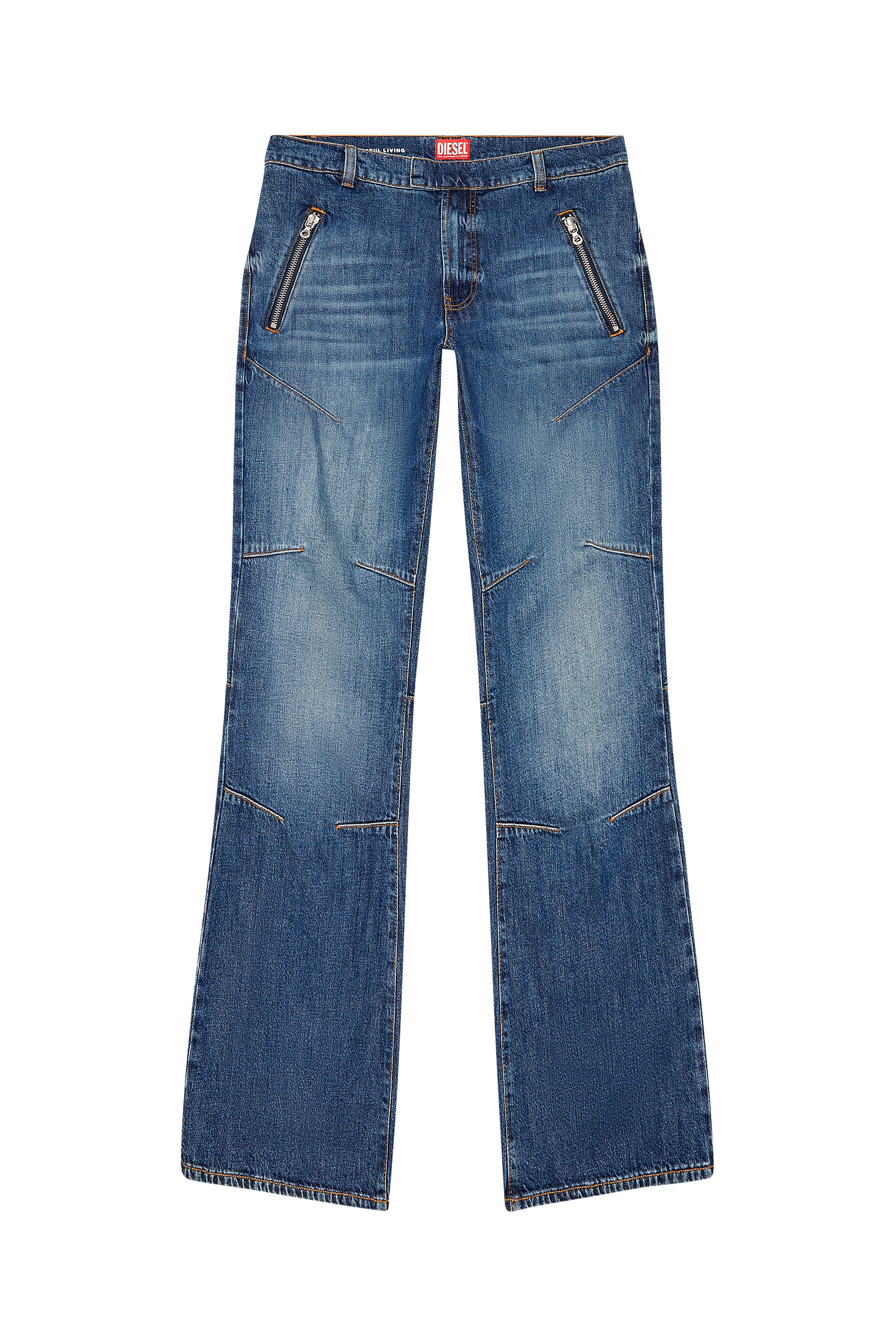 Diesel - Straight Jeans D-Ismis 0HJAW, Dark Blue - Image 5