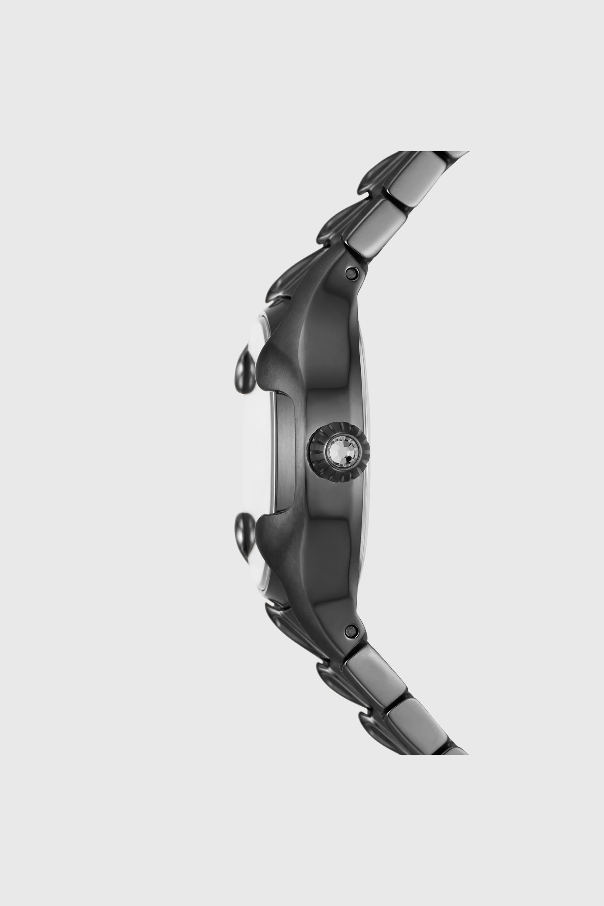 Diesel - DZ5603, Woman's Vert three-hand gunmetal stainless steel watch in Dark grey - 3