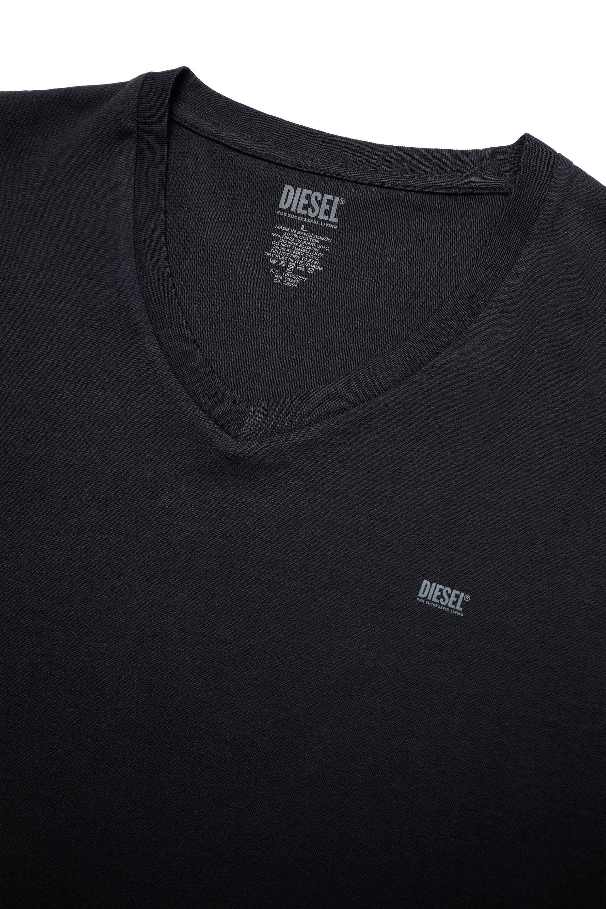 Diesel - UMTEE-MICHAEL-TUBE-TWOPACK, Black/Grey - Image 4