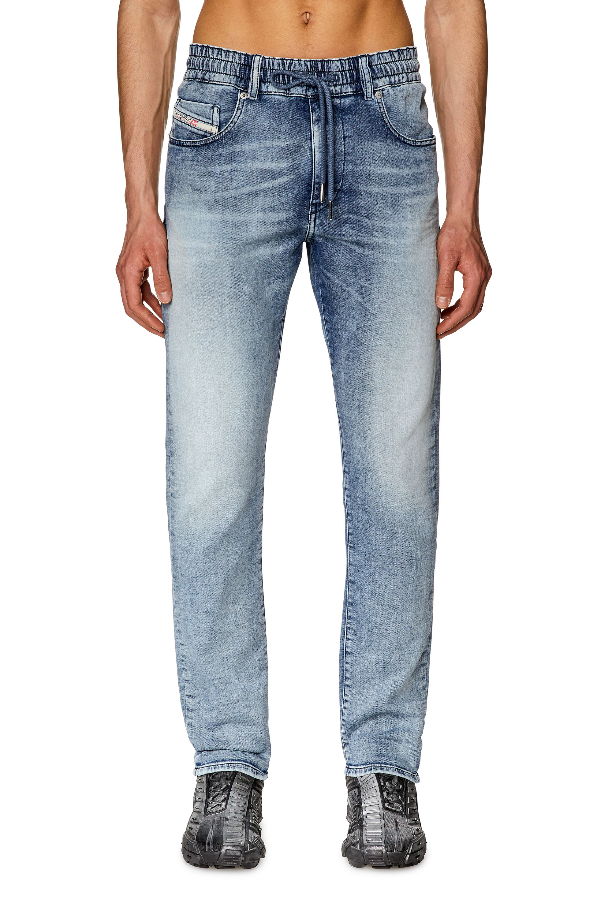 Diesel - Slim D-Strukt JoggJeans® 068FL, Medium blue - Image 1
