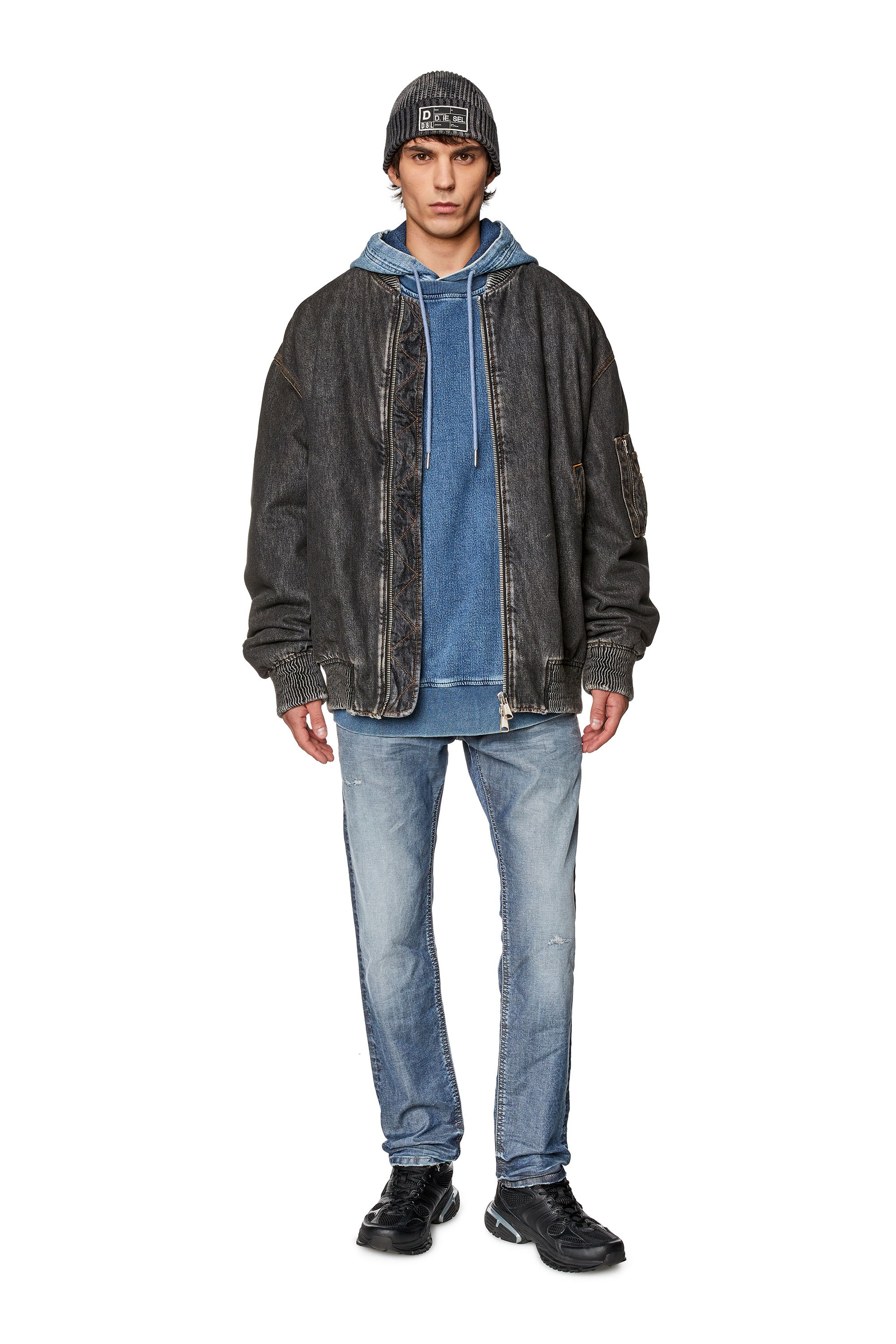 Diesel - Tapered Krooley JoggJeans® E9H13, Medium blue - Image 4