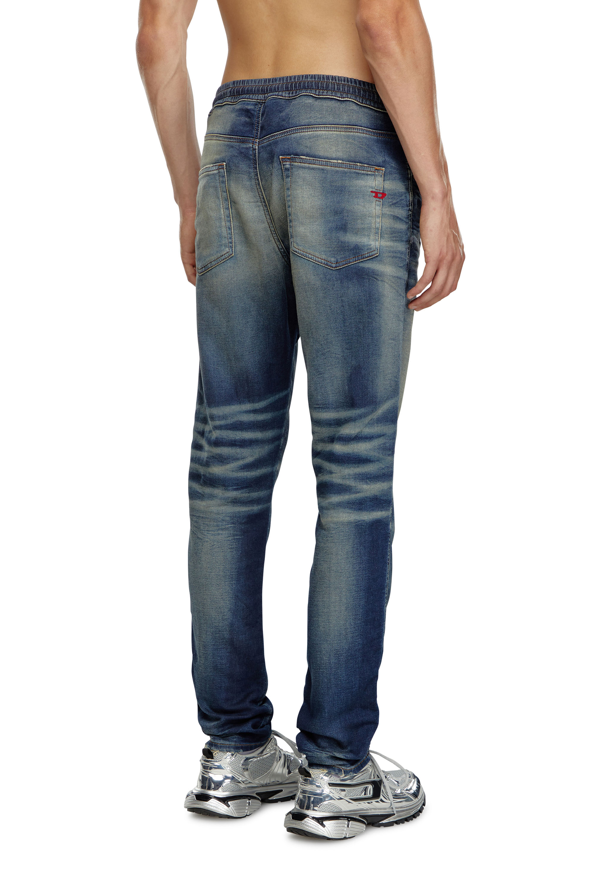 Diesel - Man's Slim 2060 D-Strukt Joggjeans® 068MH, Dark Blue - 3