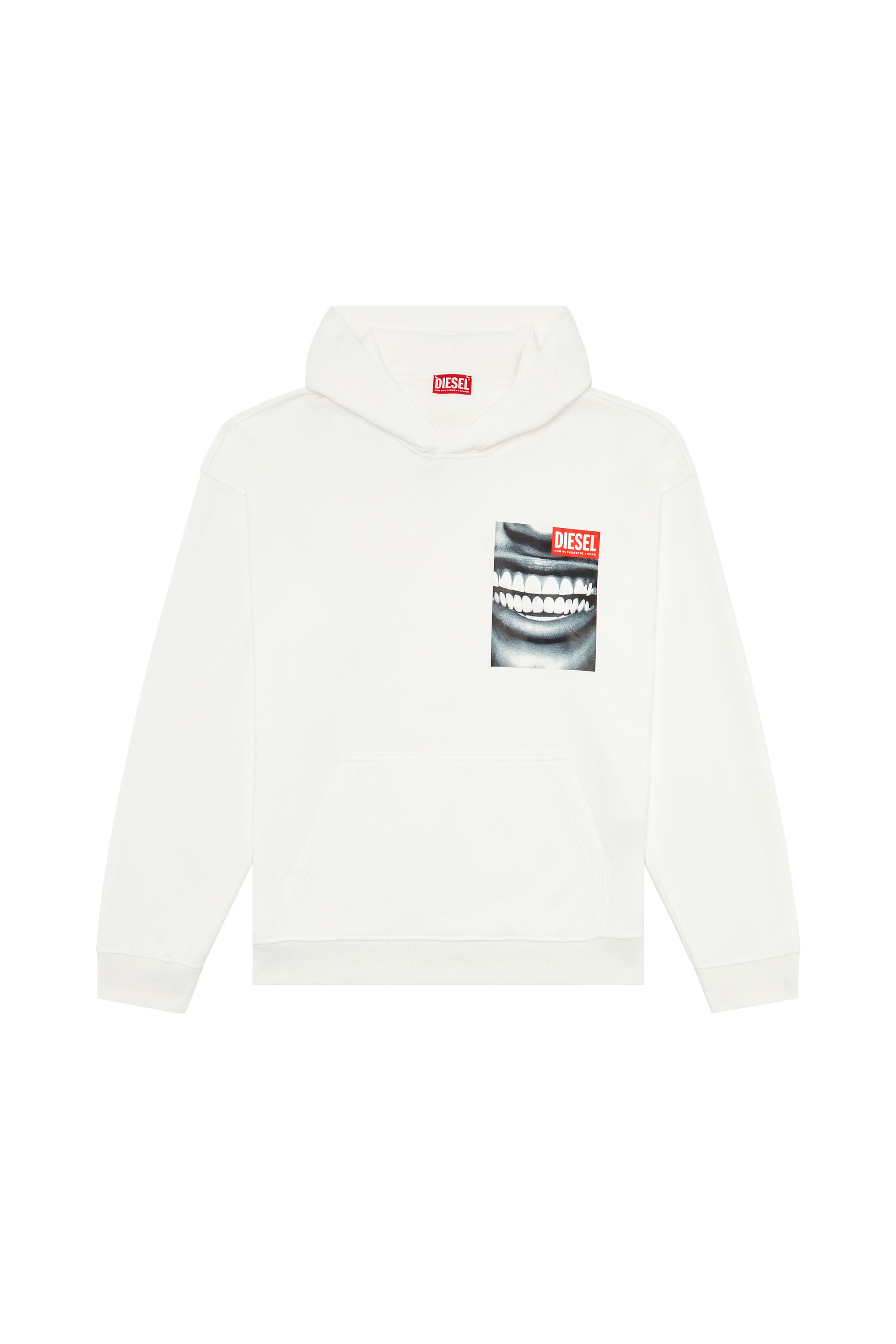 Diesel - S-NABEL-HOOD-FACE, White - Image 5