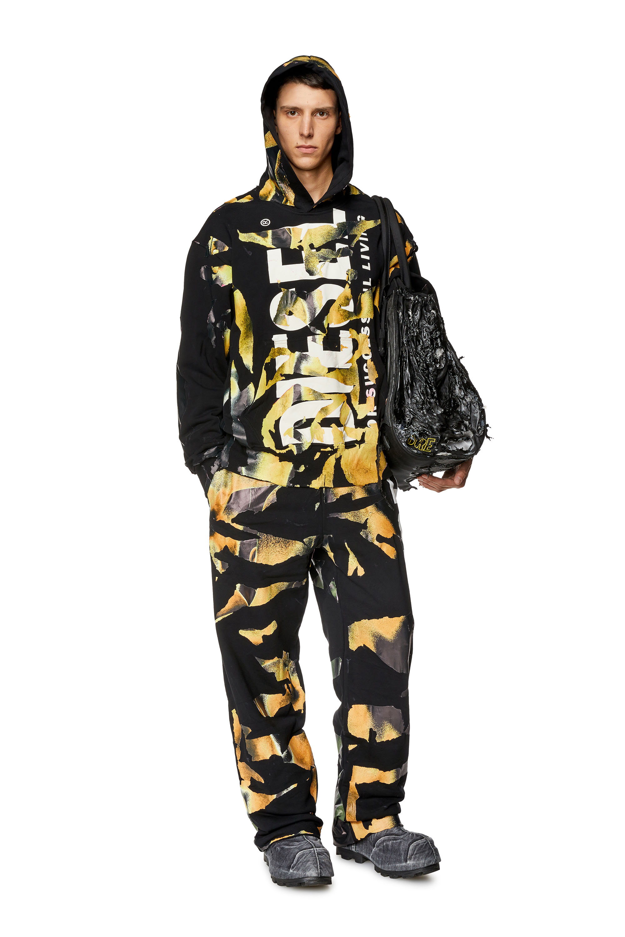 Diesel - S-MAC-HOOD-M1, Black/Orange - Image 4