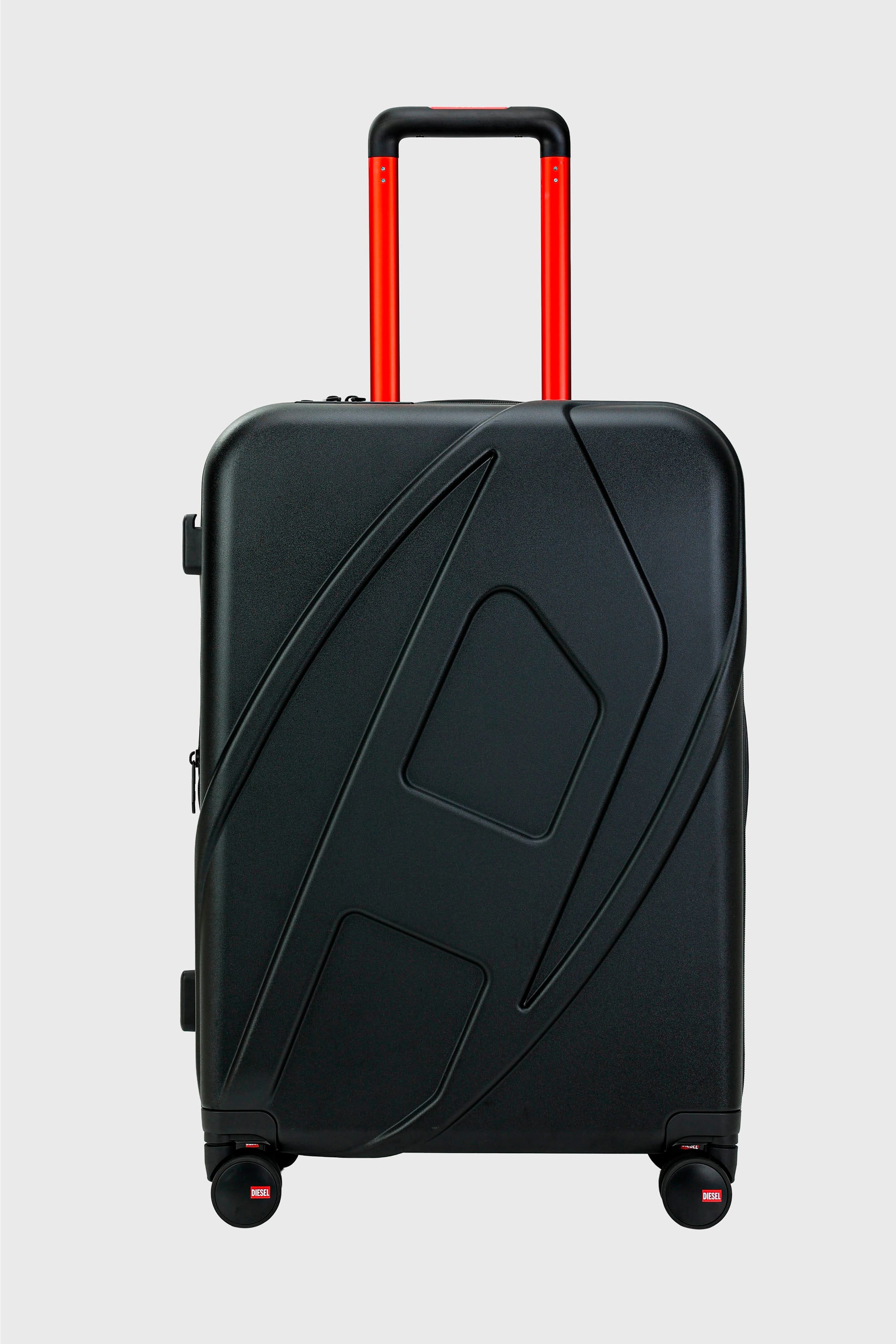 Diesel - LU0043 HARD LUGGAGE - DSL012, Unisex's Oval D suitcase size M in Black - 1