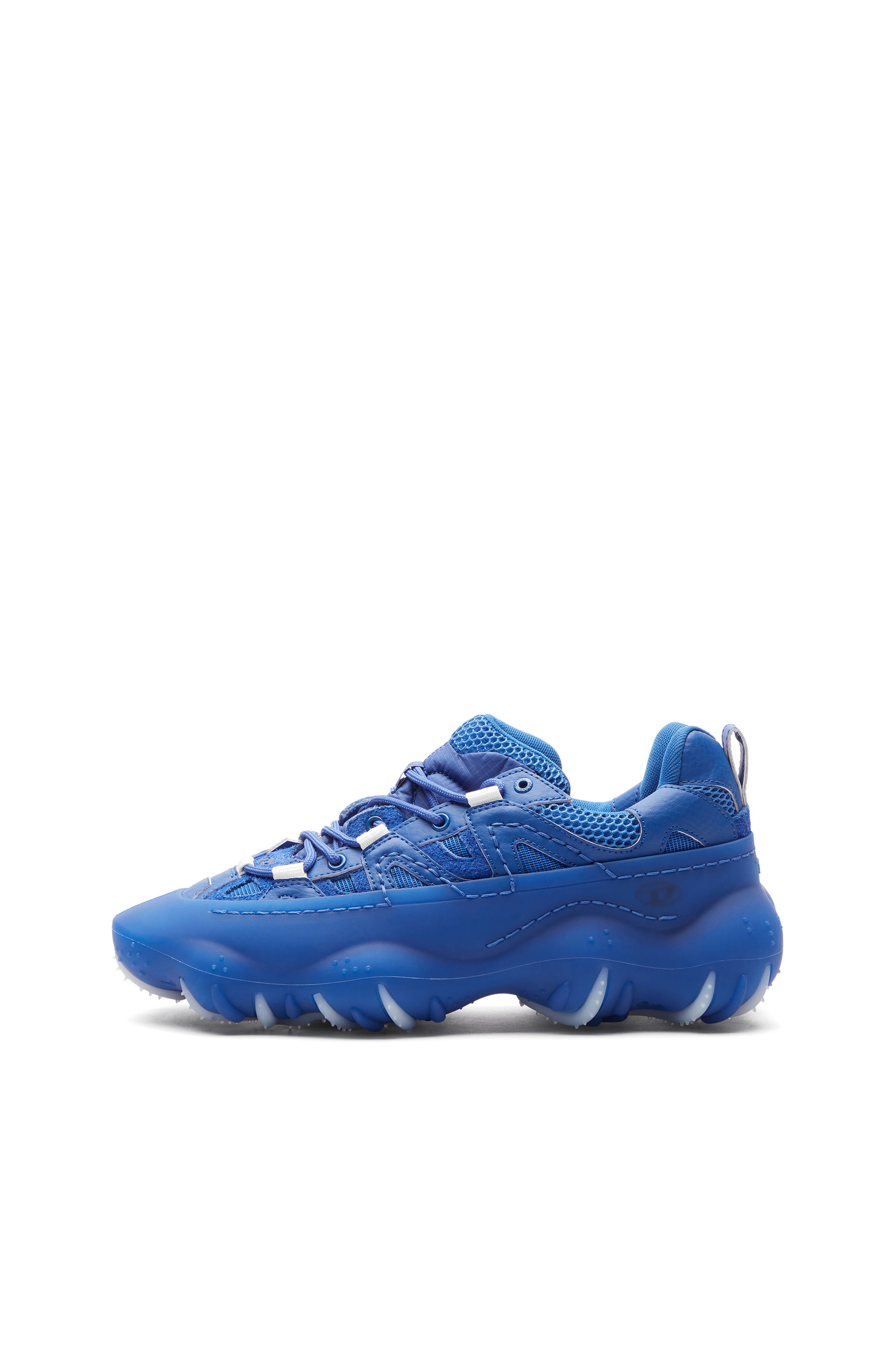 Diesel - S-PROTOTYPE P1, Man S-Prototype P1-Low-top sneakers with rubber overlay in Blue - Image 7