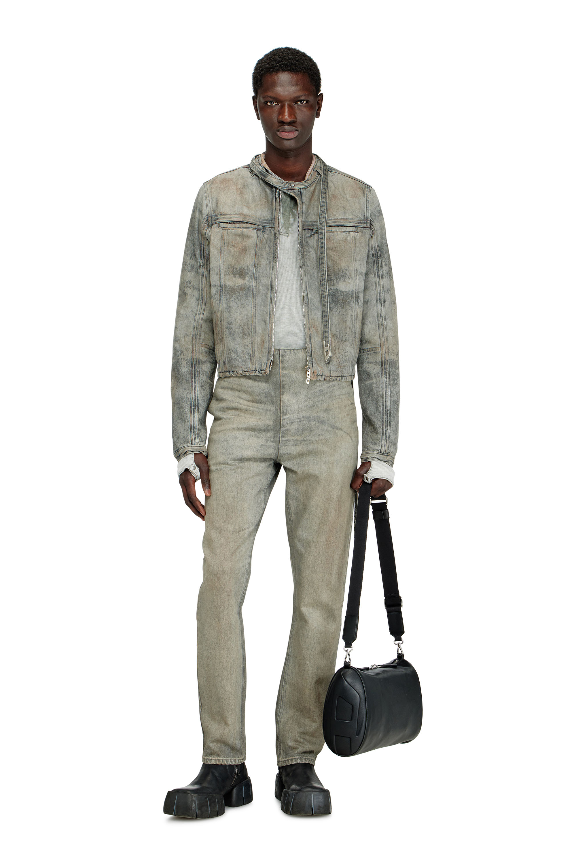 Diesel - Man's Slim Jeans D-THANOR 09P24, Grey - 2