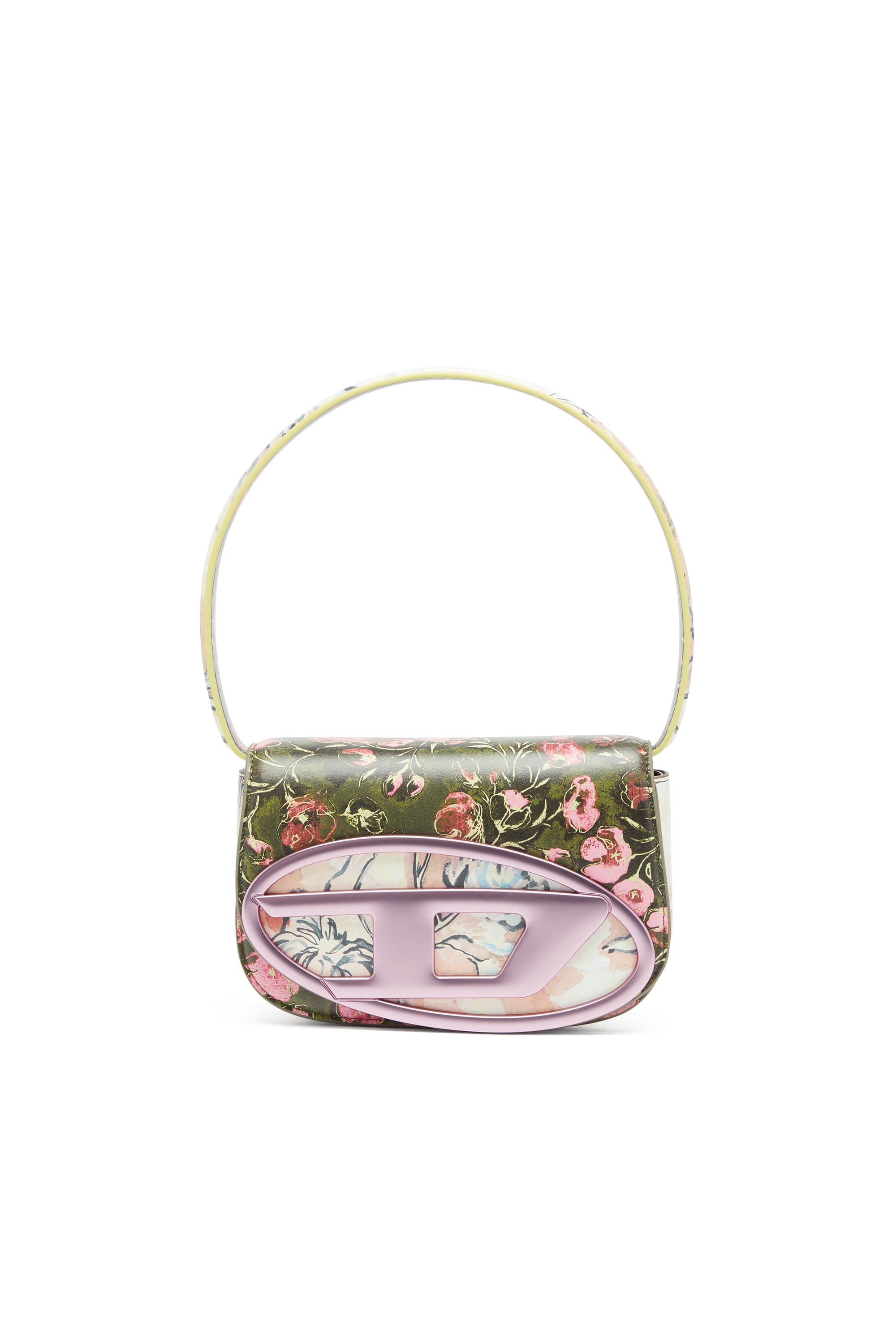 Diesel - 1DR, Woman's 1DR-Iconic shoulder bag with floral print in Multicolor - 1