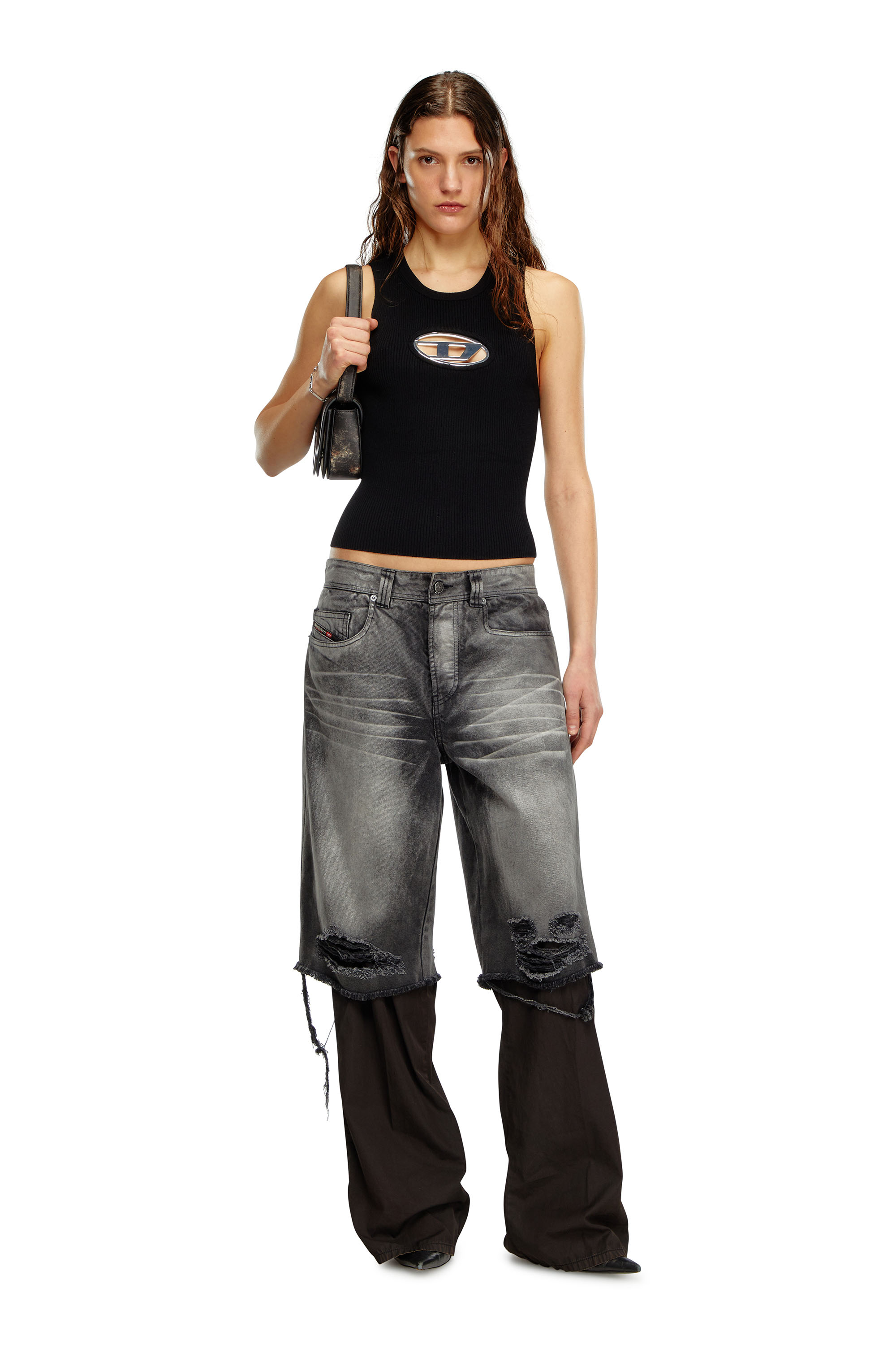 Diesel - M-ONERVA-TOP, Black/Silver - Image 2