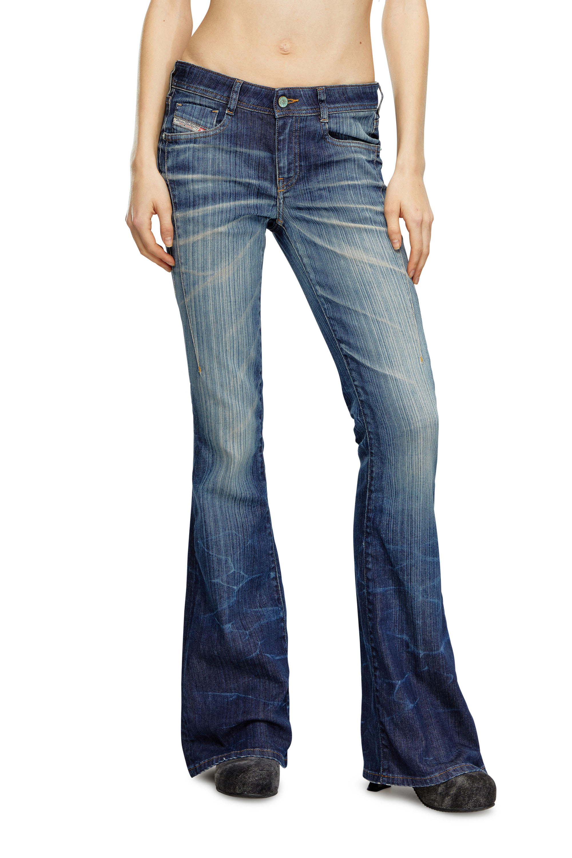 Diesel - Woman Bootcut and Flare Jeans 1969 D-Ebbey 09I03, Dark Blue - Image 2