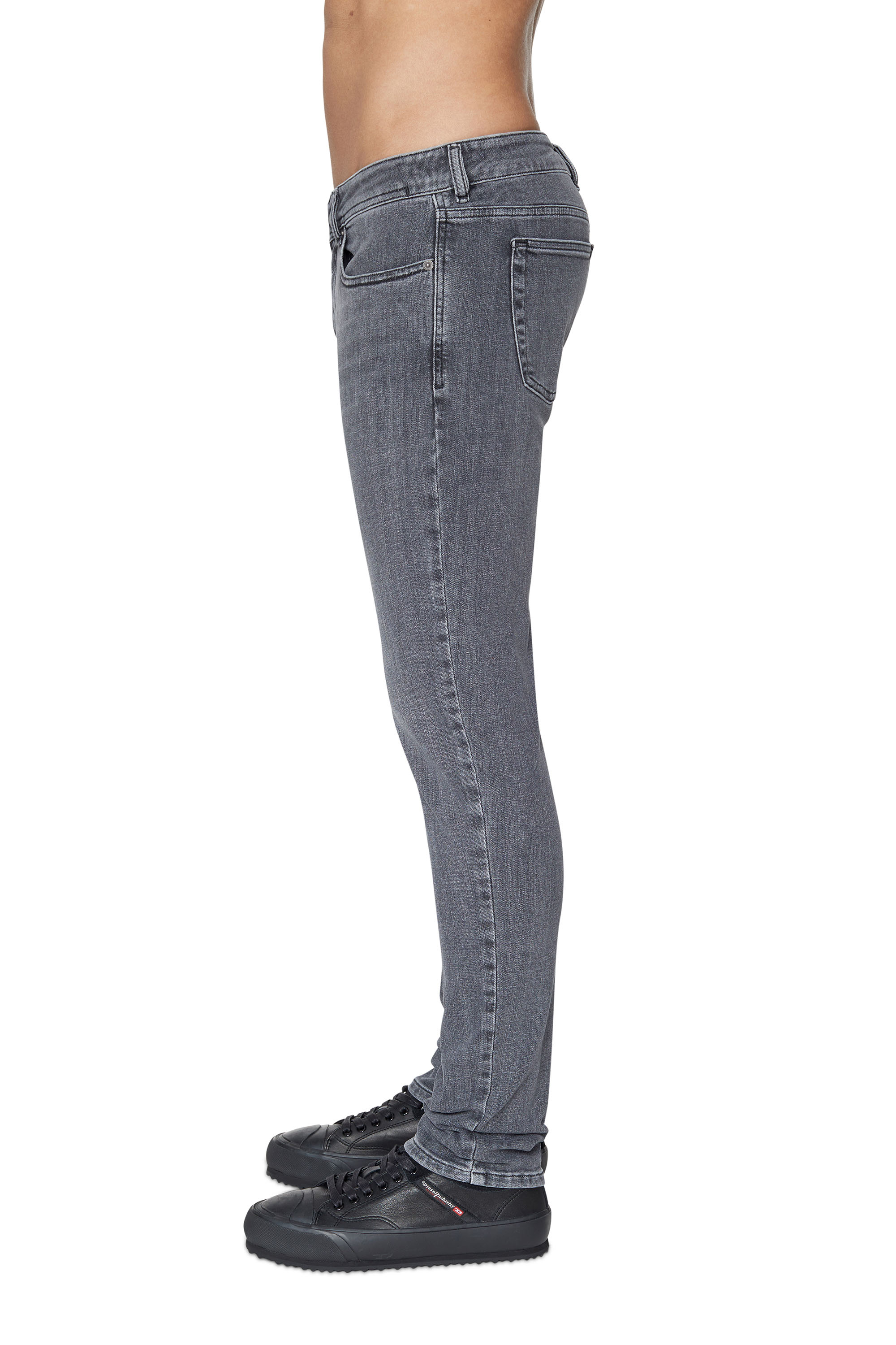 Diesel - Skinny Jeans 1979 Sleenker 09B97, Black/Dark grey - Image 4
