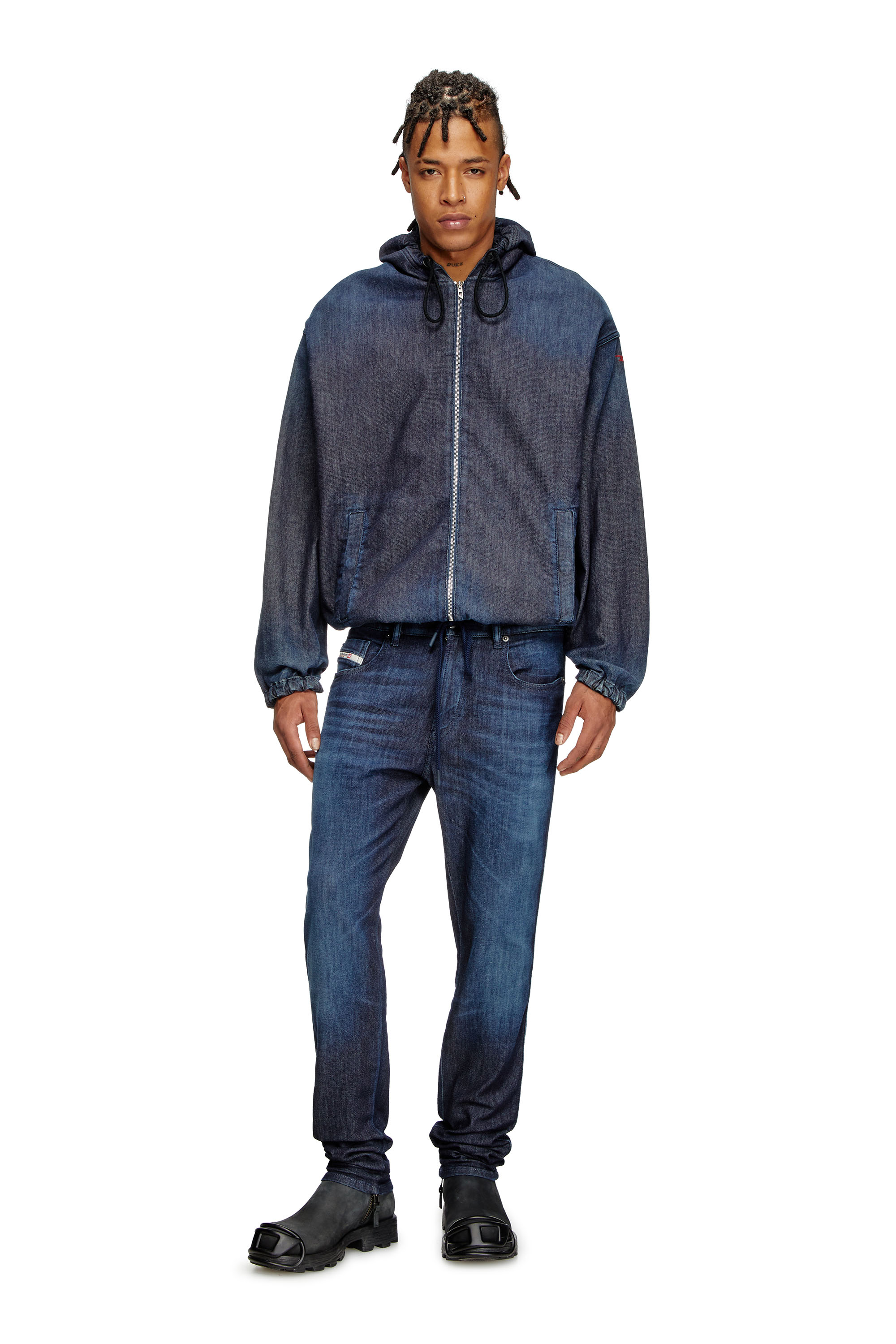 Slim 2062 D-Strukt Joggjeans® 09L11, Dark Blue Diesel - Man's Slim 2062 D-Strukt Joggjeans® 09L11, Dark Blue - 1