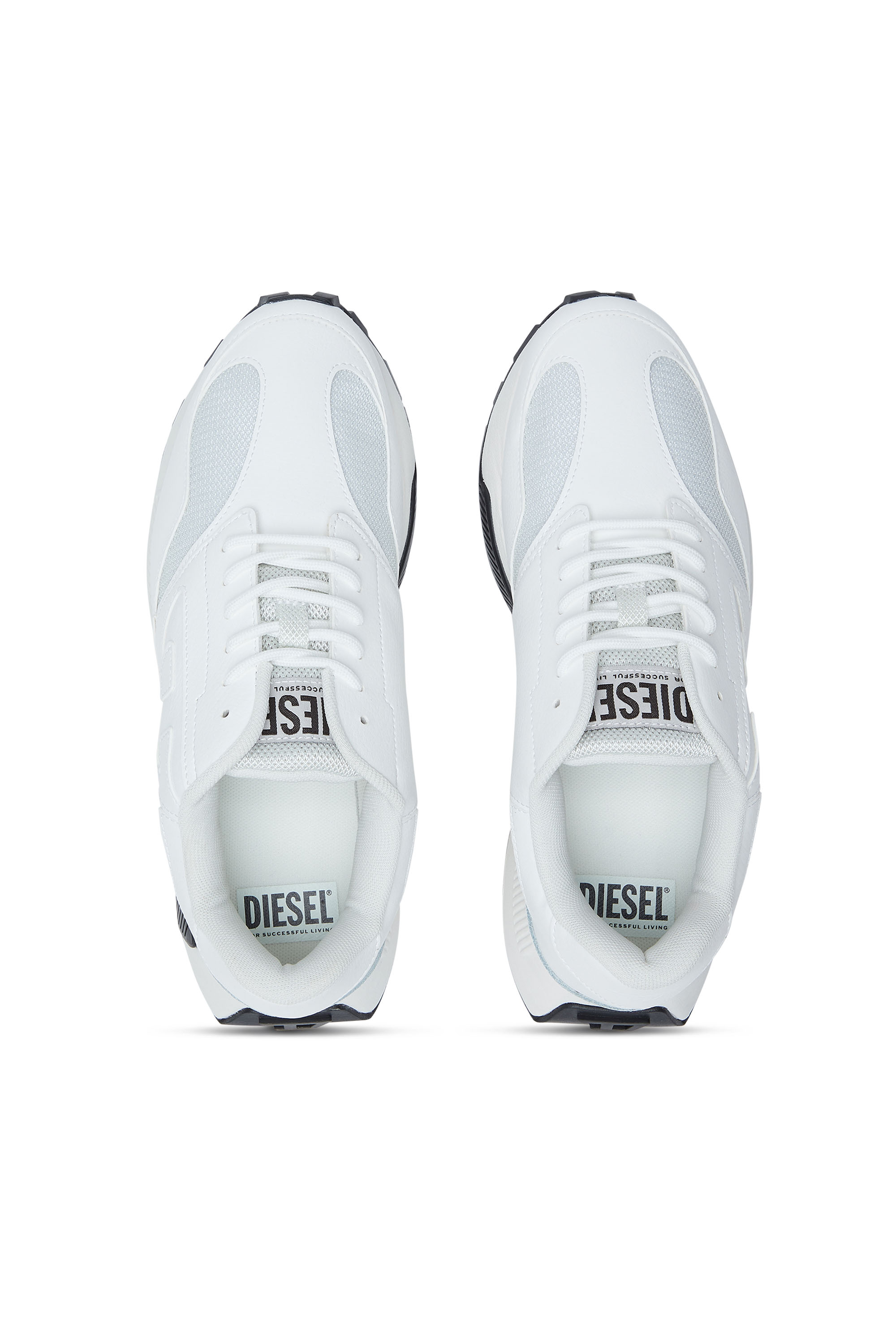 Diesel - S-TAME-D RUNNING W, Woman's Sneakers in mesh and PU in White - 5