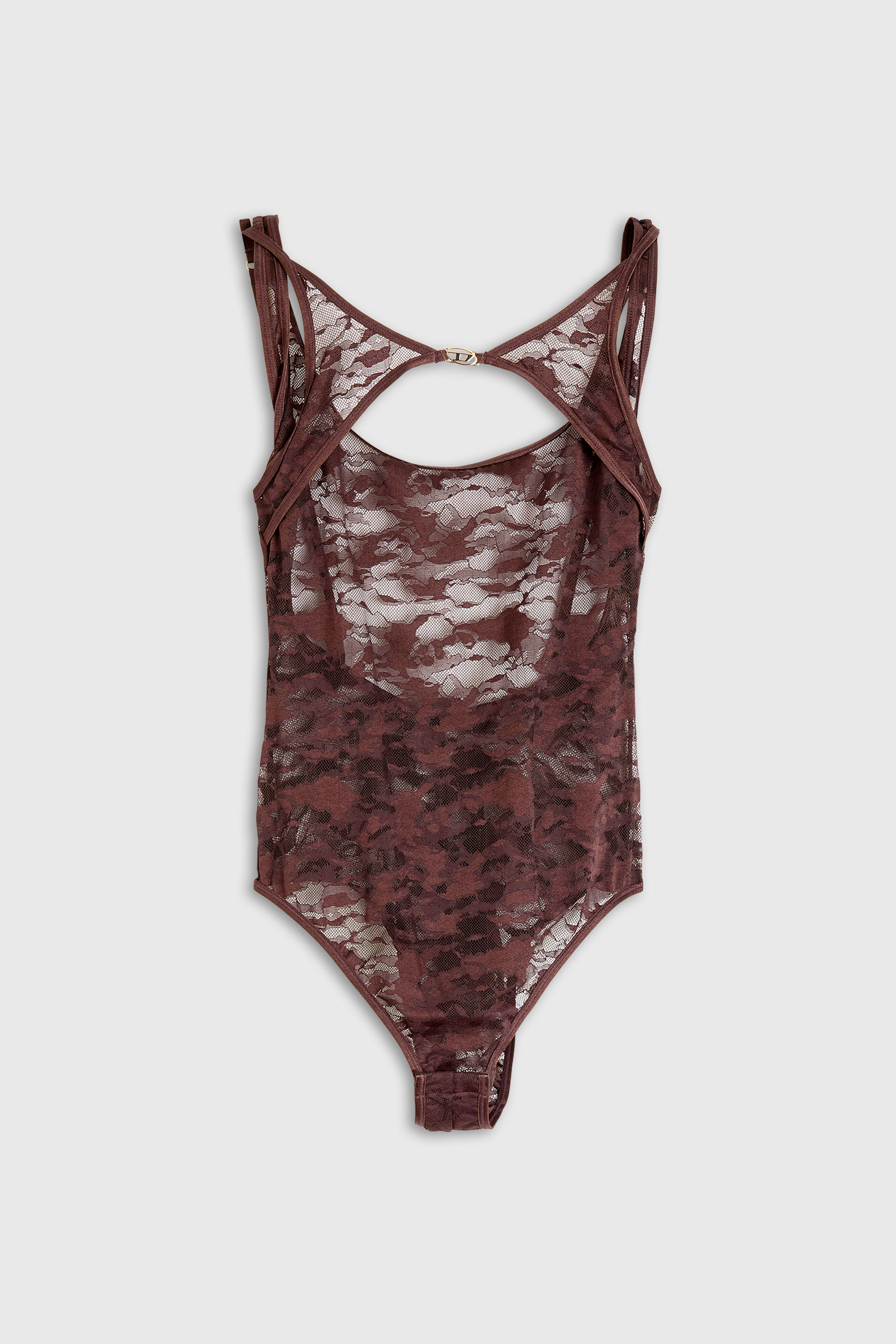 Diesel - LENA-UTLT, Woman's Bodysuit in camo lace in null - 6