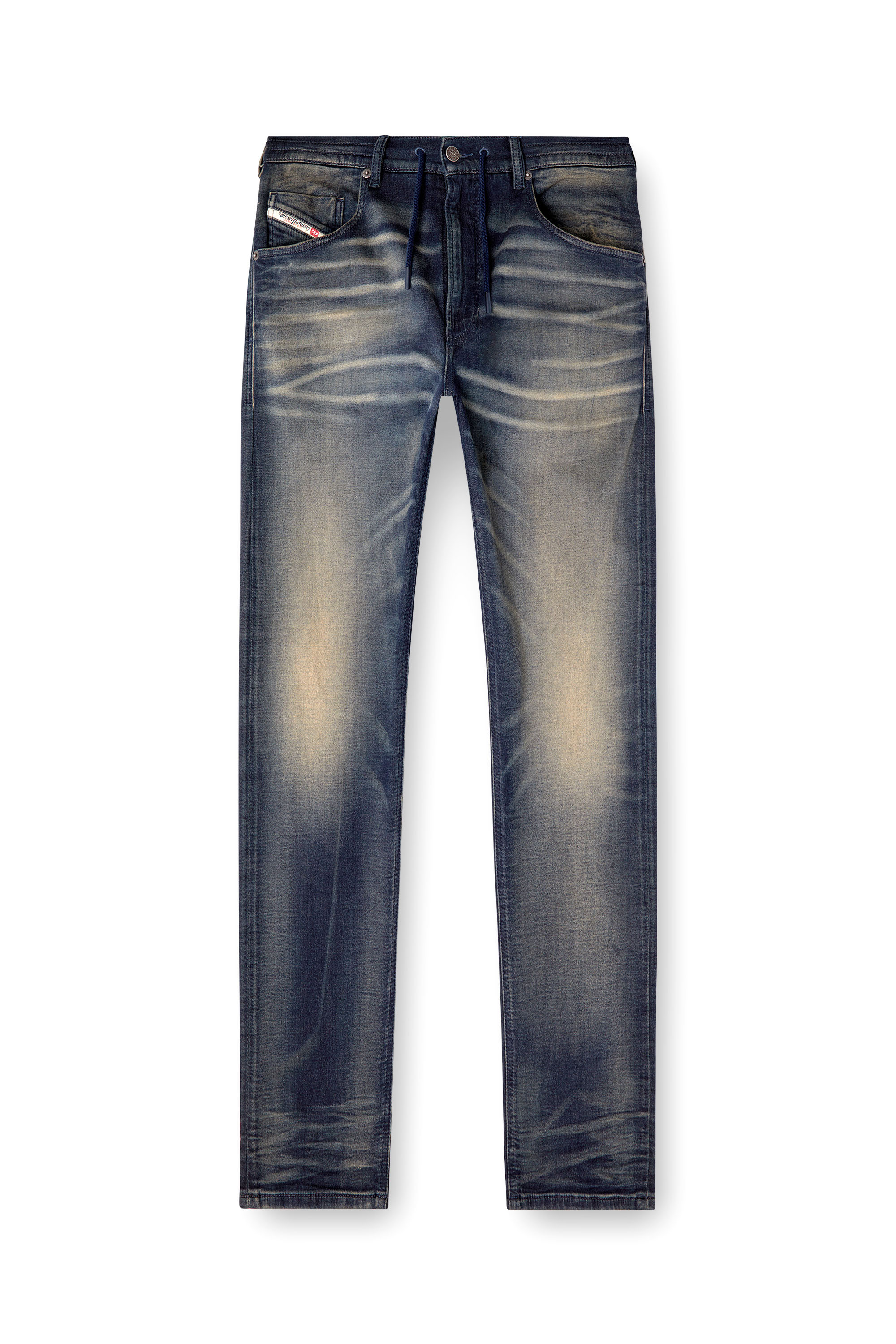 Diesel - Man's Tapered 2030 D-Krooley Joggjeans® 068PM, Dark Blue - 3