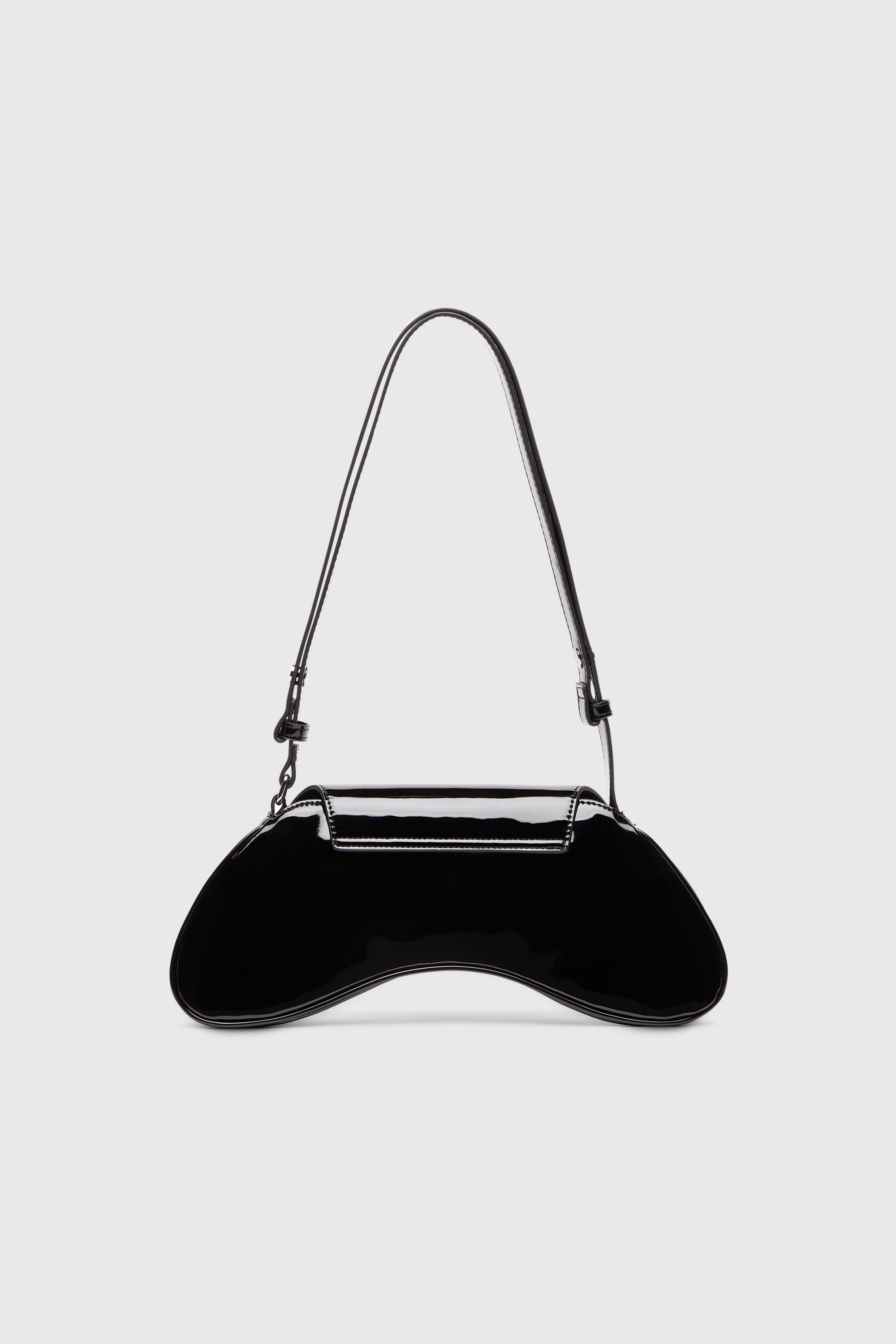 Diesel - PLAY CROSSBODY, Woman's Play-Glossy crossbody bag in Black - 2