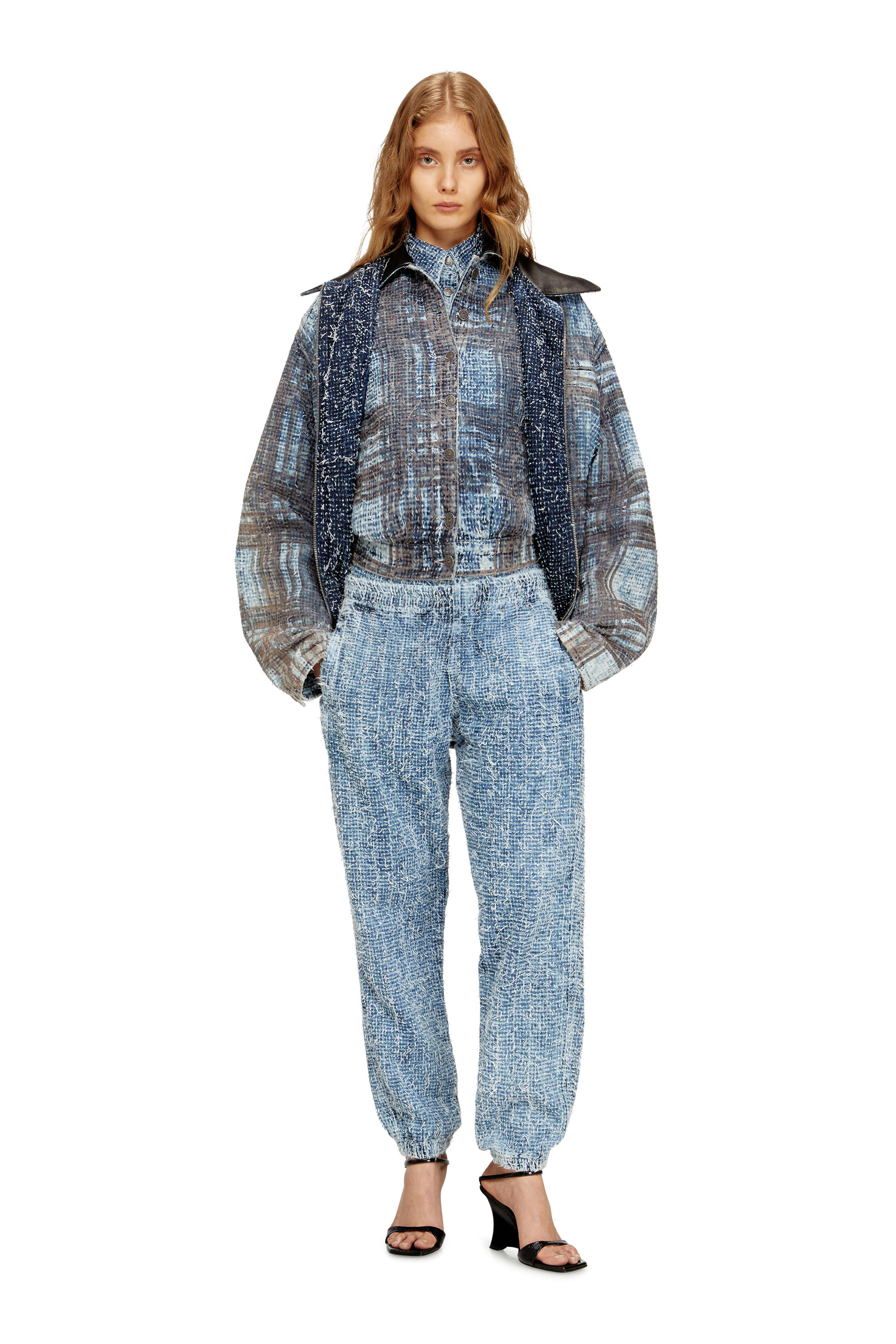 Diesel - Unisex's Slim Jeans D-Labb 0ADCI, Light Blue - 1