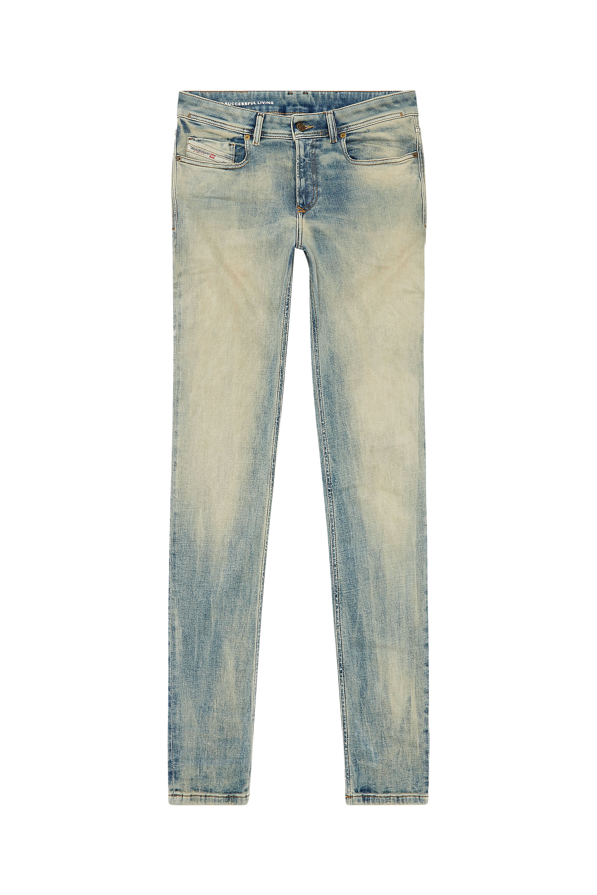 Diesel - Man Skinny Jeans 1979 Sleenker 09H75, Light Blue - Image 3