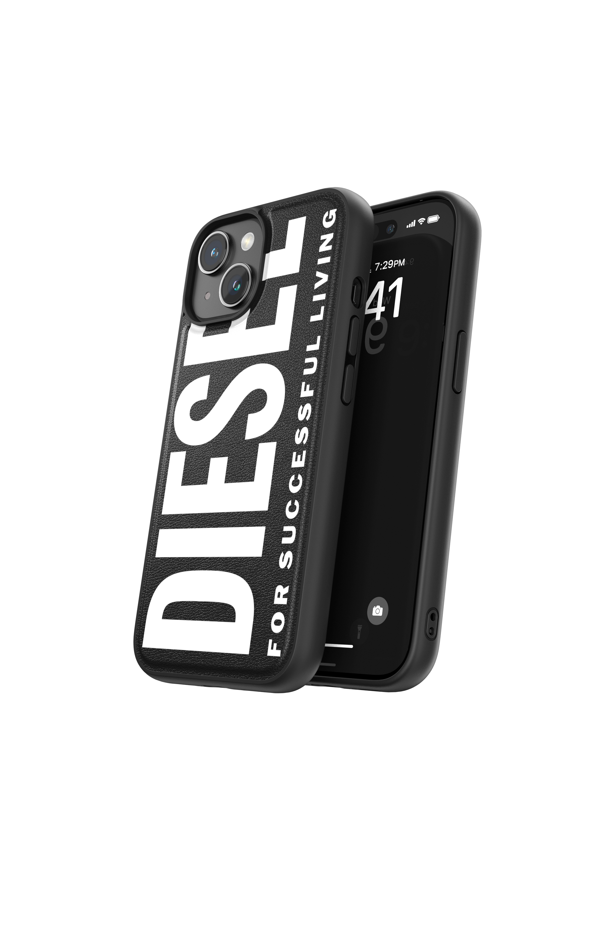 Diesel - 54165 MOULDED CASE, Unisex Moulded case cover iP15 in Black - Image 3