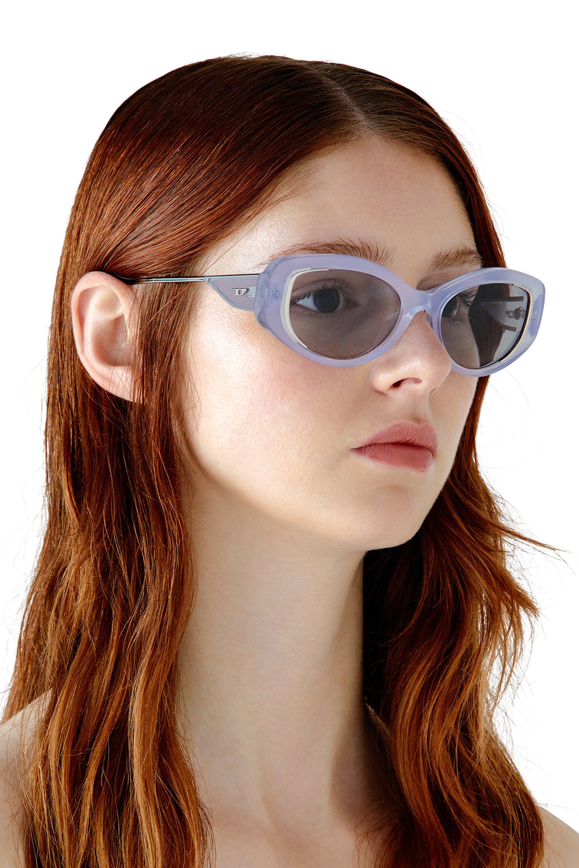 Diesel - 0DL2001, Unisex's Cat-eye style sunglasses in Bubble - 6