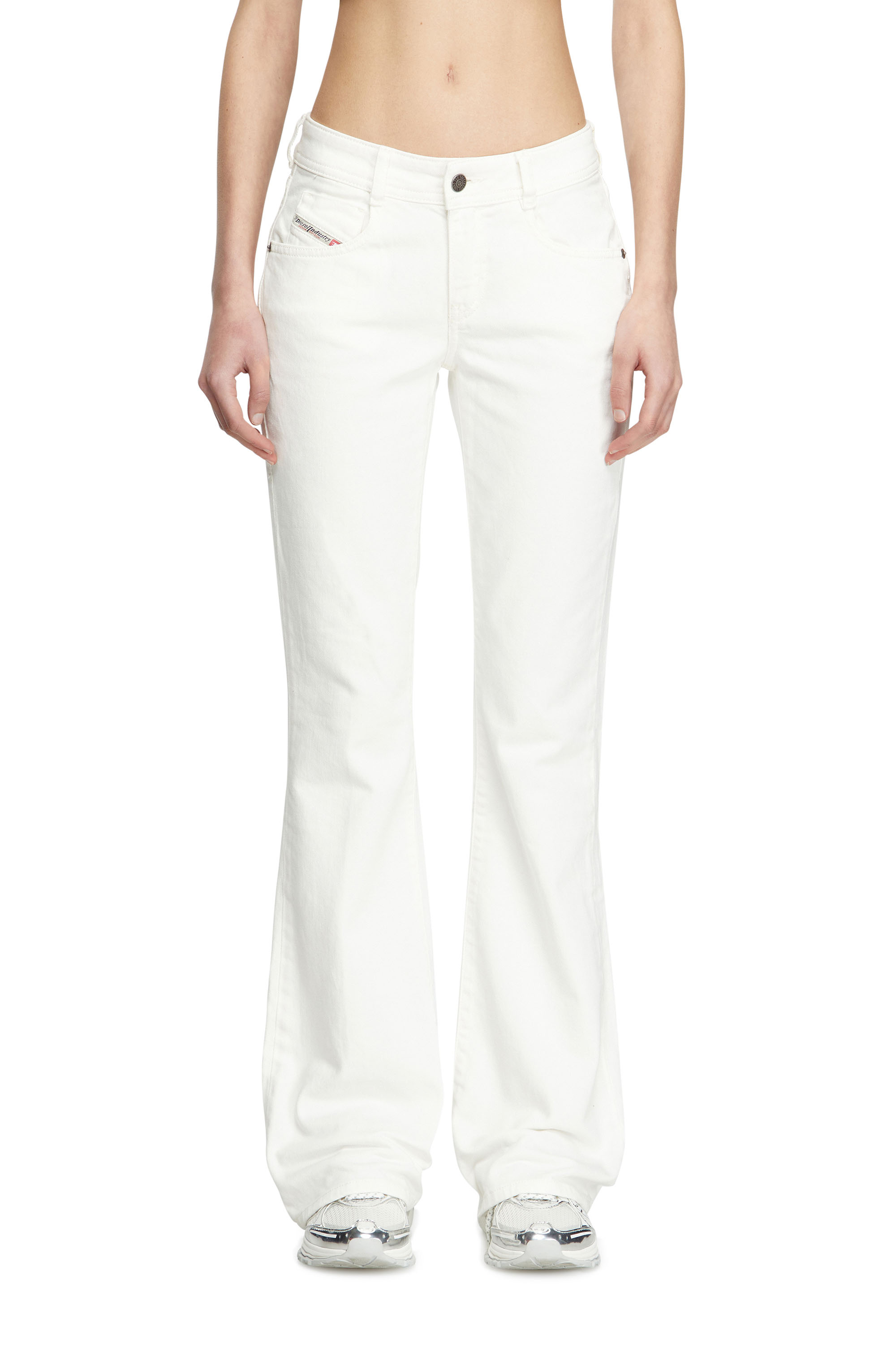 Bootcut Jeans 1969 D-Ebbey 09D63, White Diesel - Woman's Bootcut Jeans 1969 D-Ebbey 09D63, White - 3