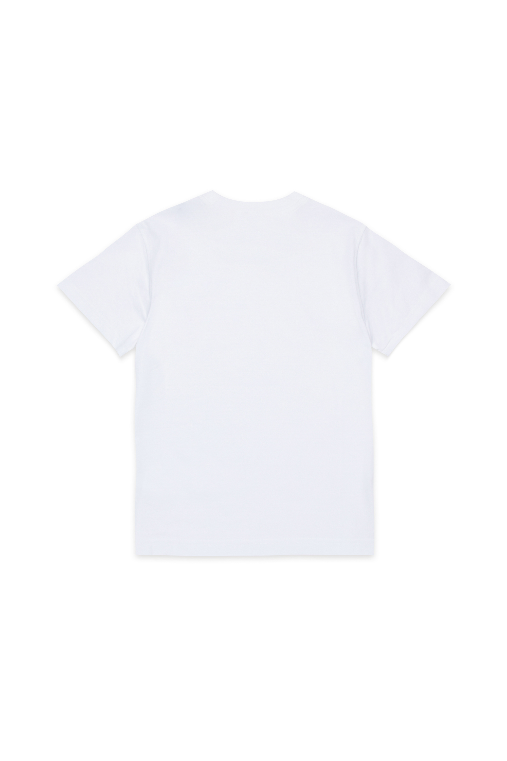 Diesel - TDIEGORL13, Man's Cotton t-shirt with embroidered logo in White - 2