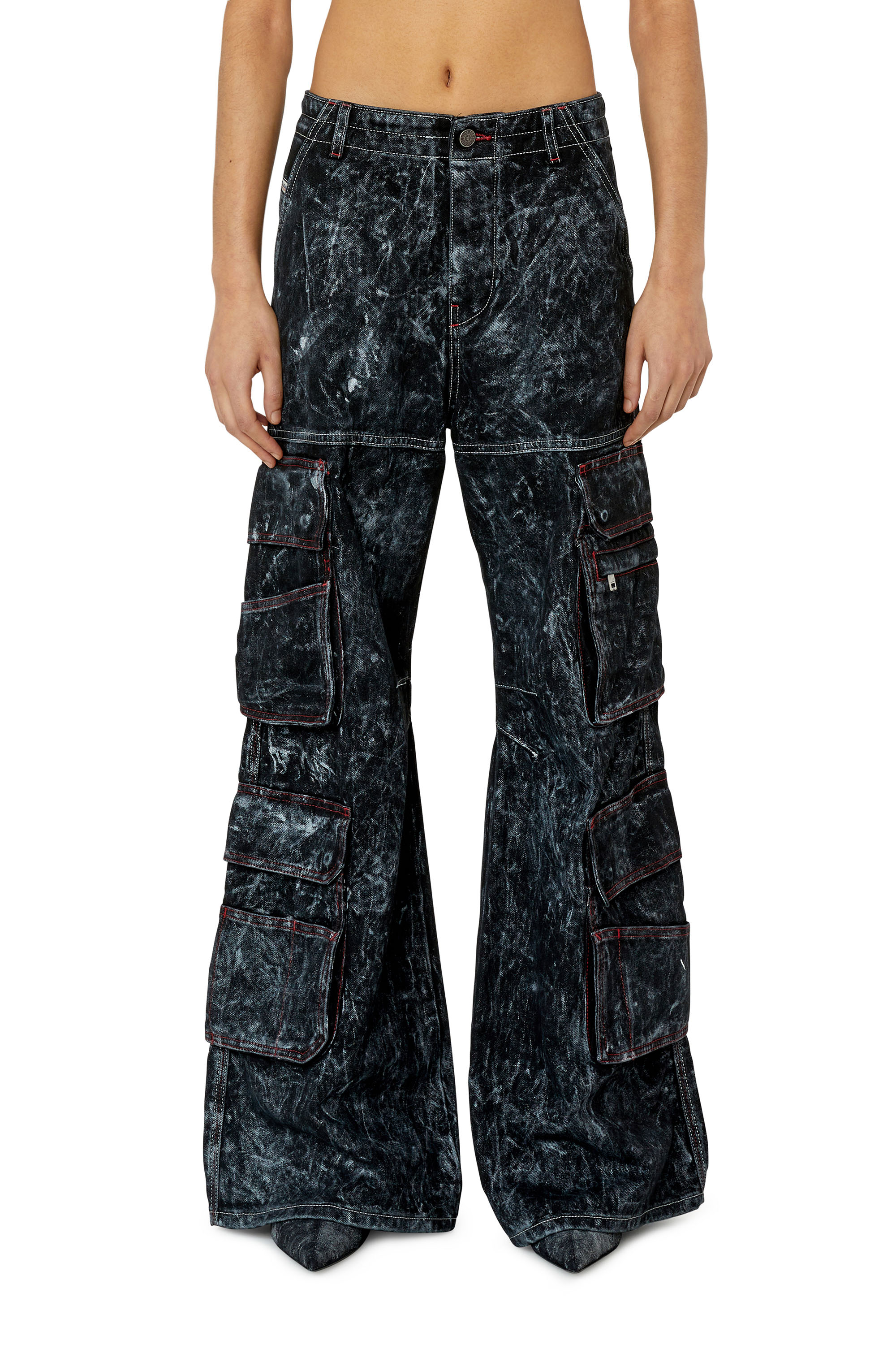 Diesel - Straight Jeans 1996 D-Sire 0EMAC, Black/Dark grey - Image 1